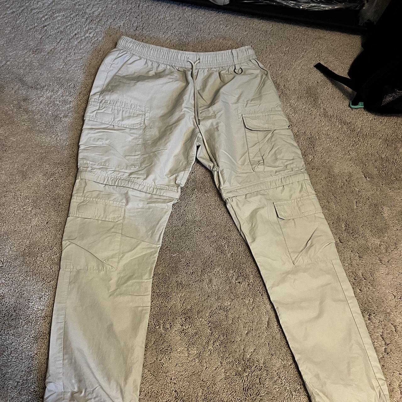 Cream cargo pants from pacsun, great