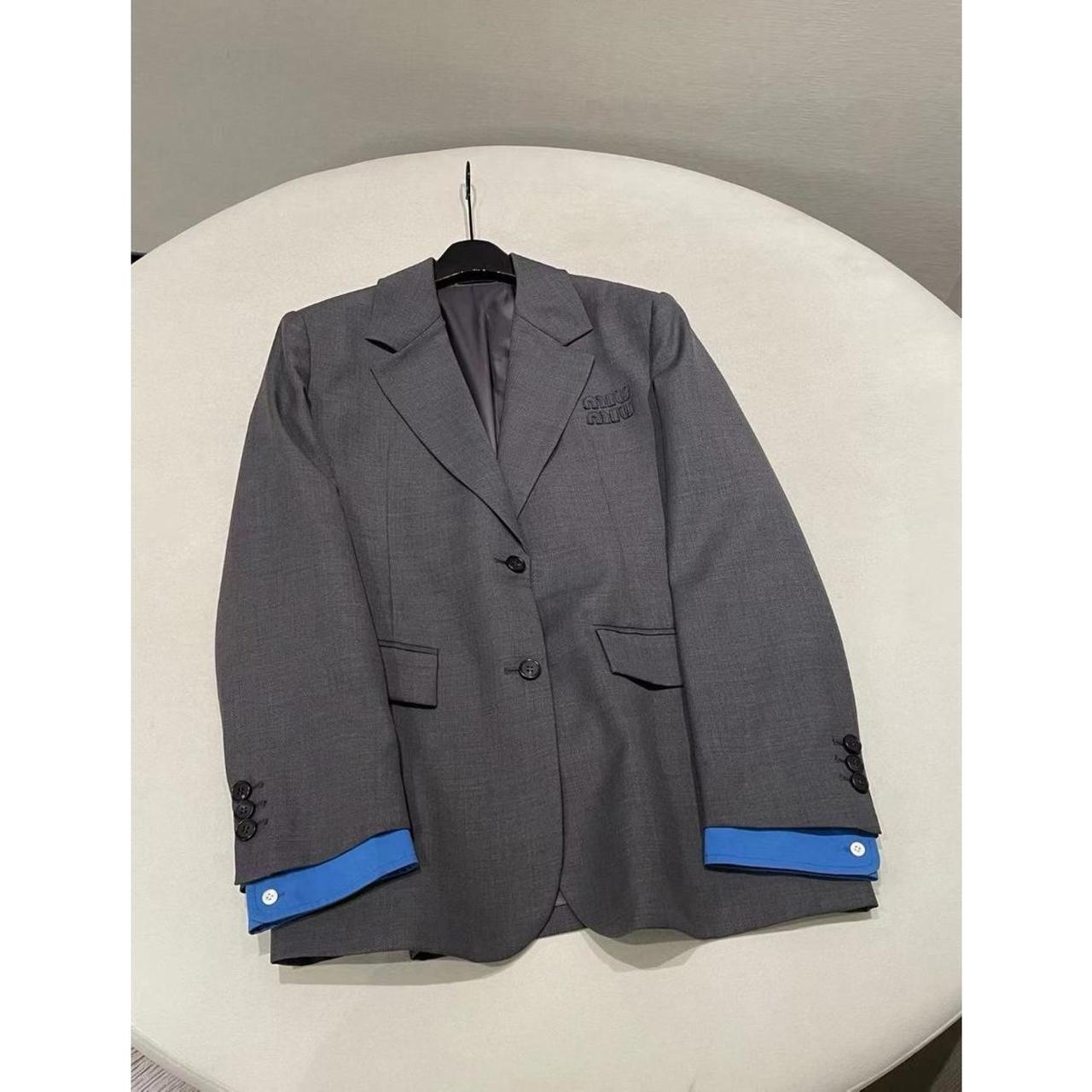 Miu Miu Women's Coats and jackets - Grey - 8 – NW… - image 6