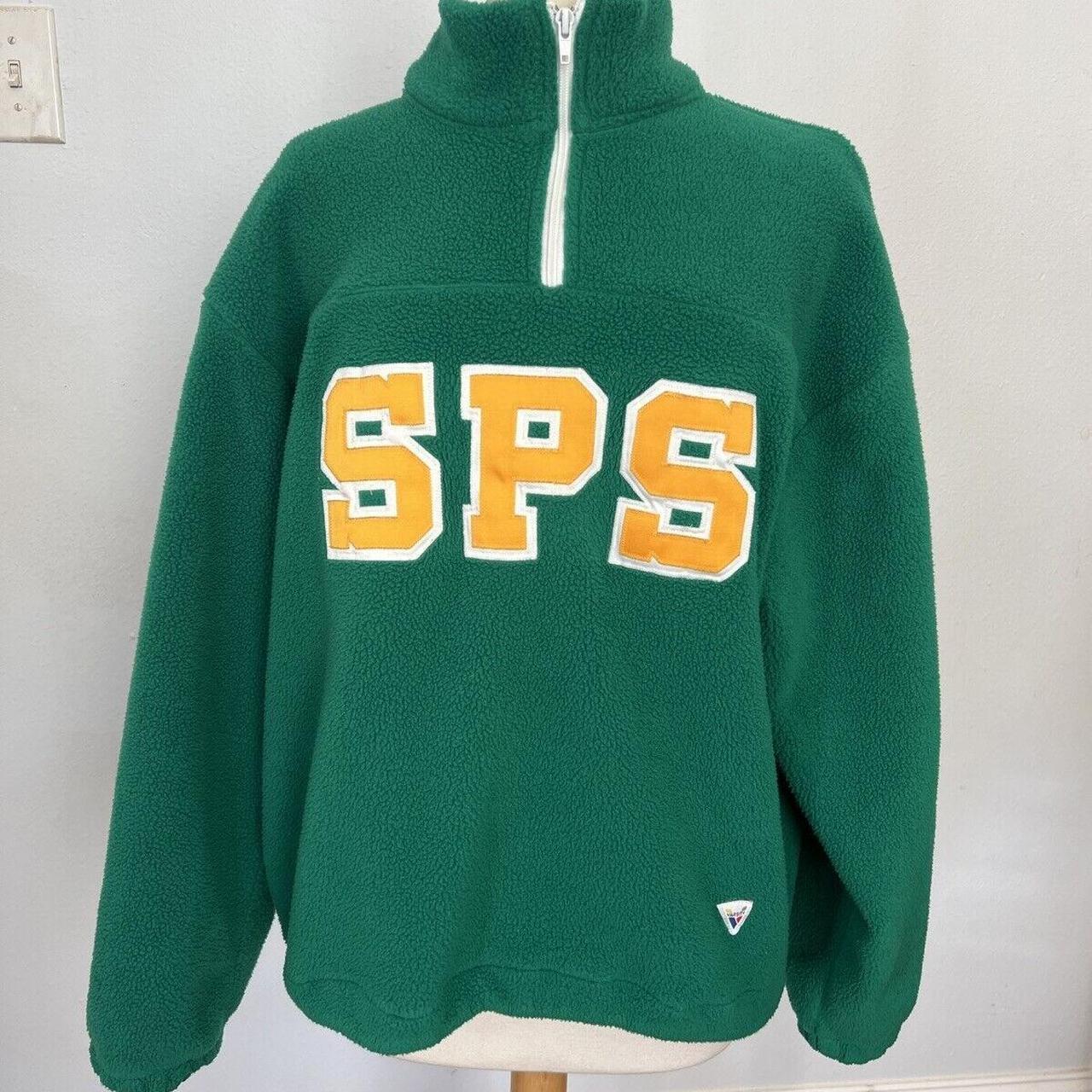 Source Unknown Women's Sweatshirt - Green/Yellow … - image 1