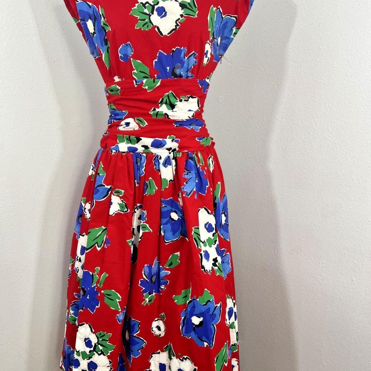 Source Unknown Women's Midi Dress - Red - 10 – Em… - image 1