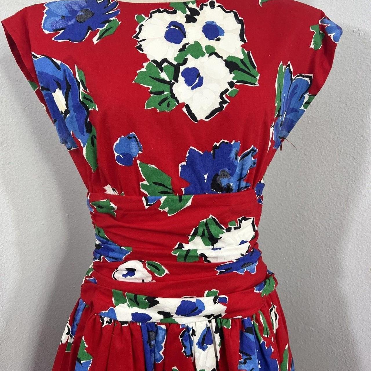 Source Unknown Women's Midi Dress - Red - 10 – Em… - image 2