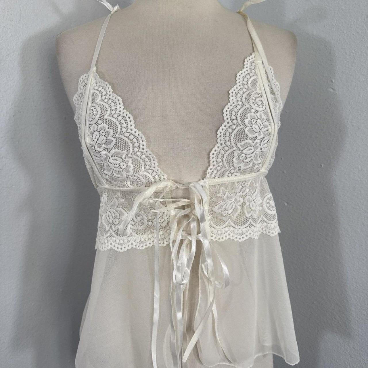 Source Unknown Women's Tank top - Cream - L – Exp… - image 1