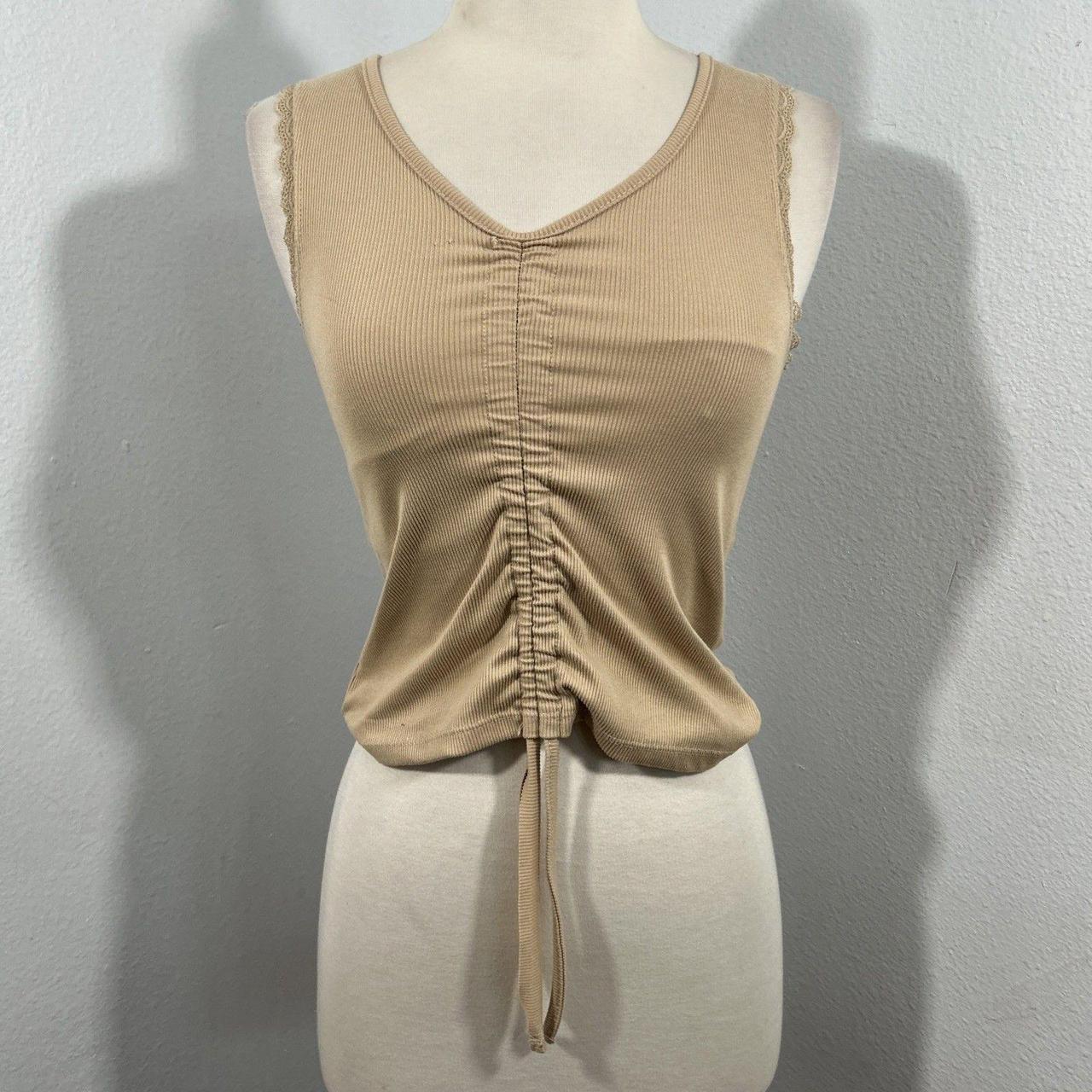 Source Unknown Women's Crop top - Tan - S – This … - image 1