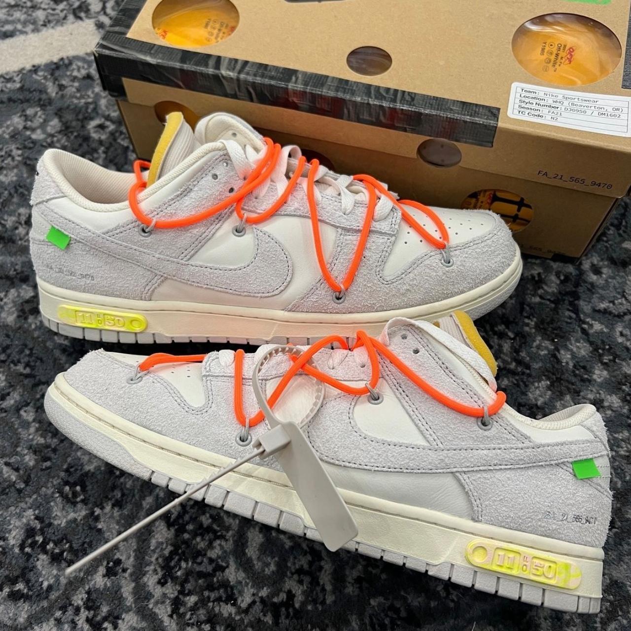 dunk low off white multi color