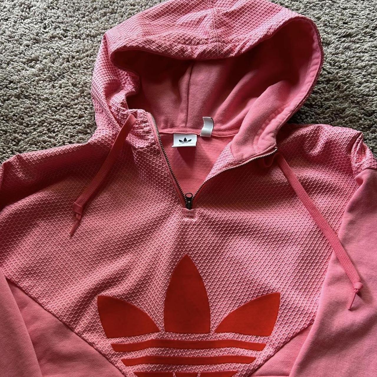 slay hot pink adidas bubblegum pink sweatshirt | Depop