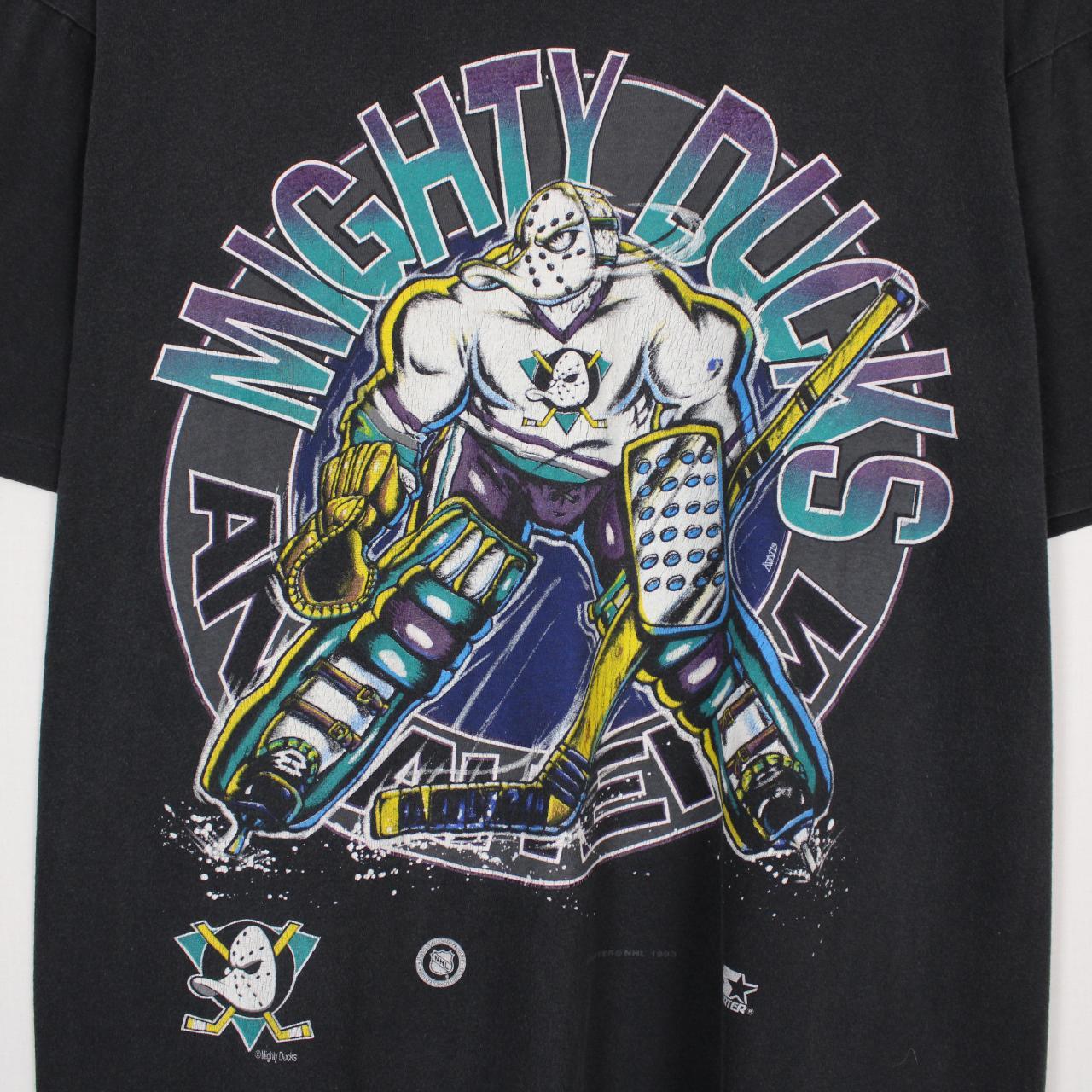 1993 Inaugural Season Anaheim Mighty Ducks Cotton - Depop
