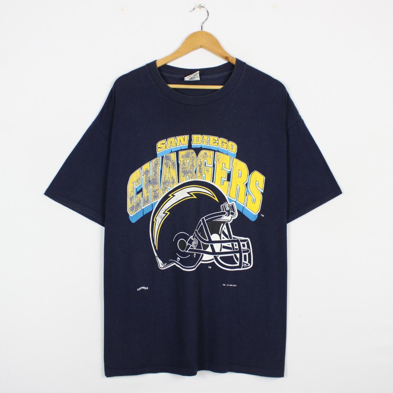 VINTAGE NFL SAN DIEGO CHARGERS TEE SHIRT 1994 SIZE MEDIUM MADE IN USA