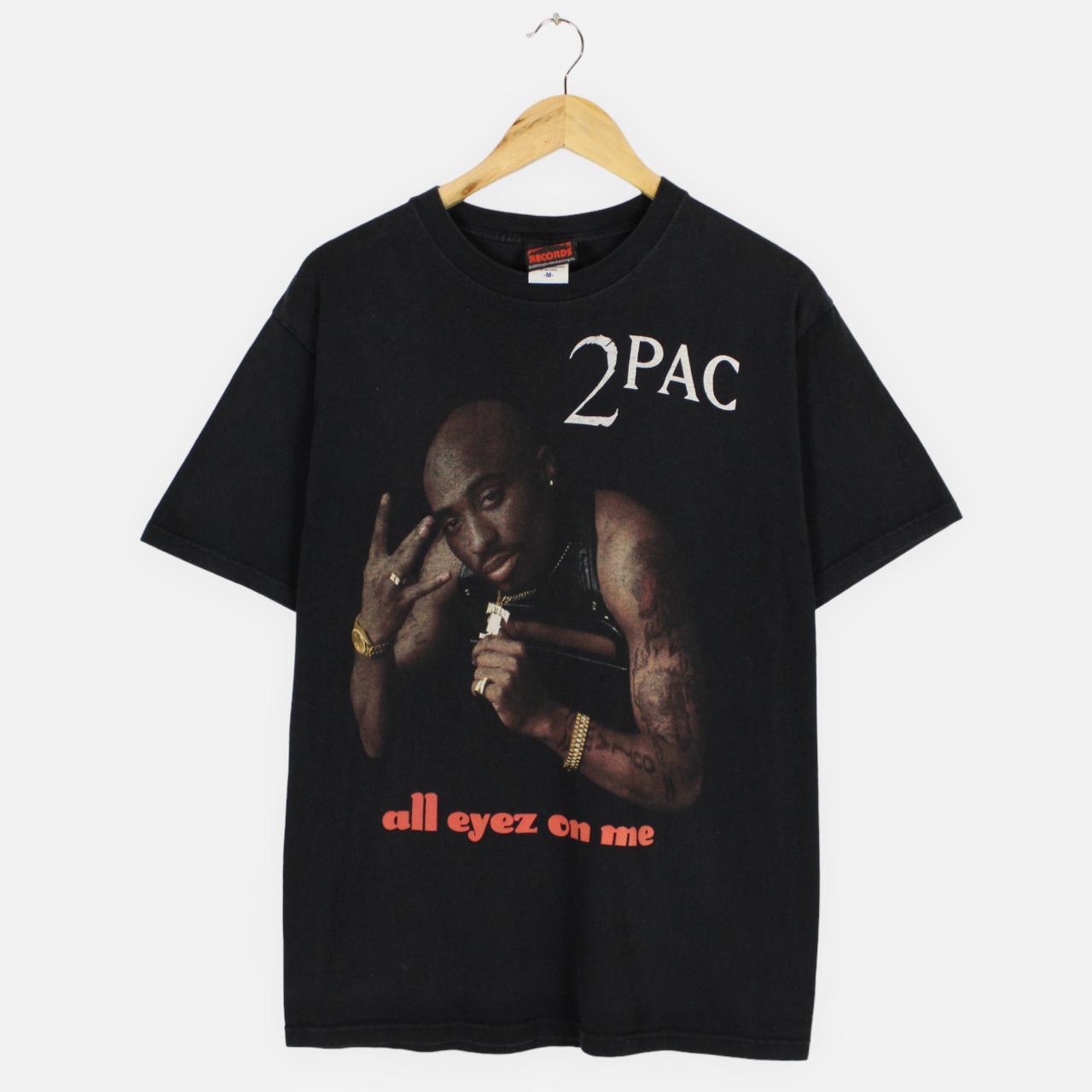 Vintage 2005 2Pac All Eyez On Me Rap Tee 2Pac front... - Depop