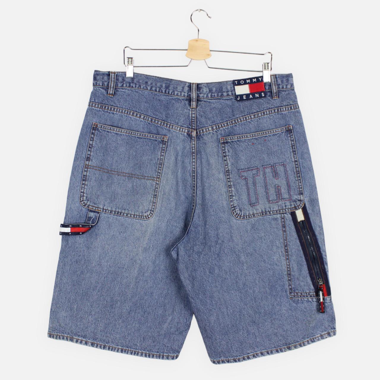 Vintage Tommy Hilfiger Denim Shorts Straight fit... - Depop