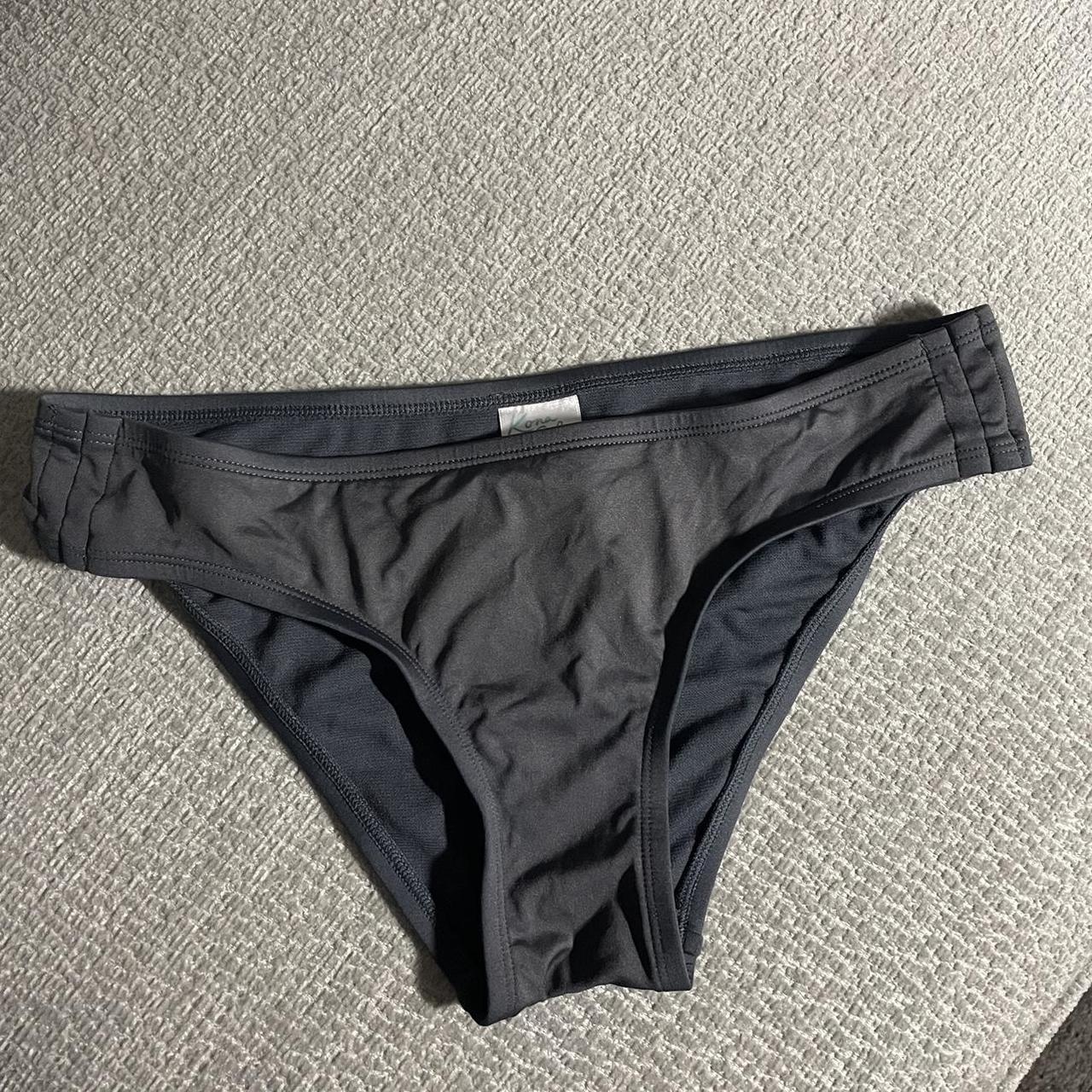 Kona Sol Grey Bikini Bottoms - Depop