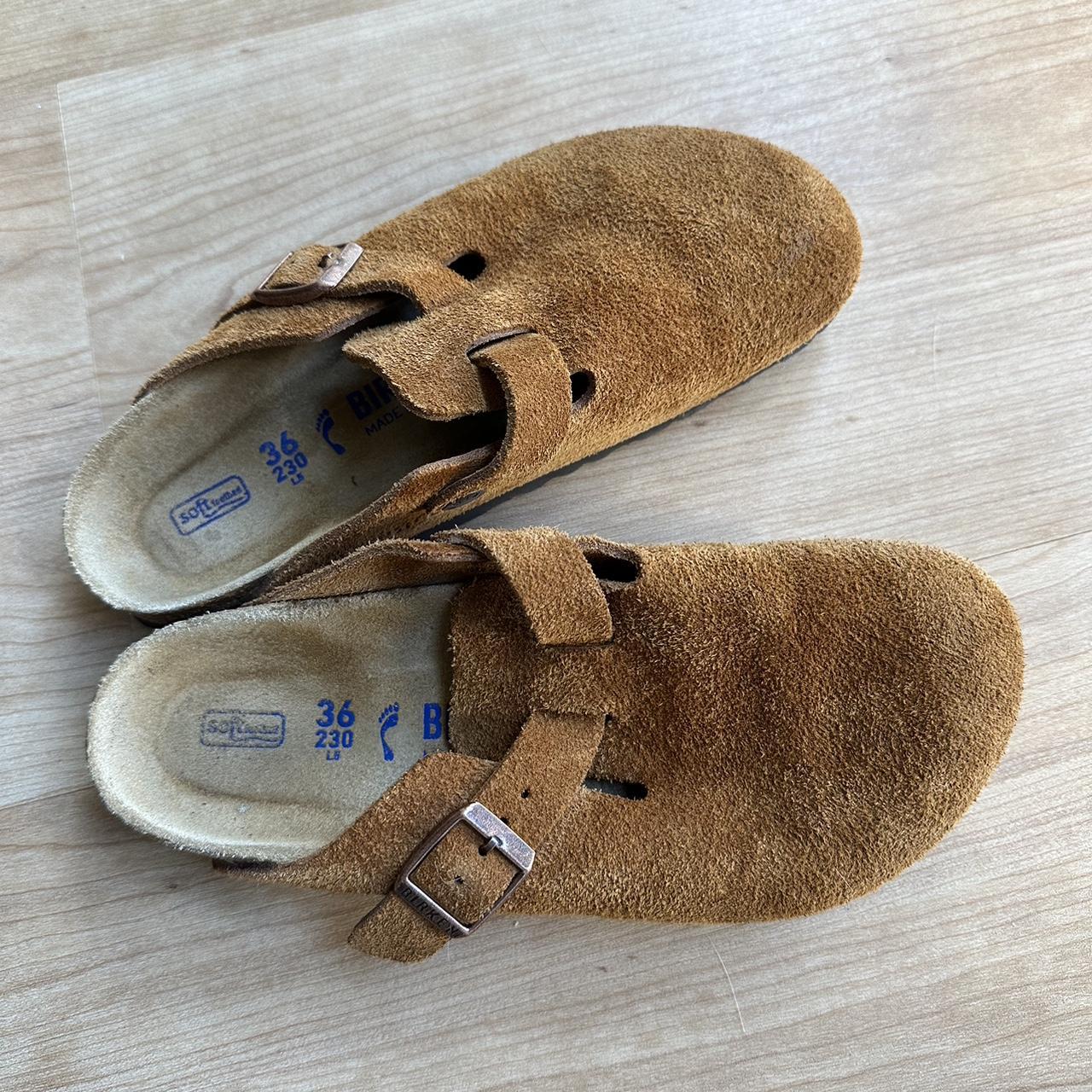 Birkenstock bostons 🎀 size 36! Worn a few times:) - Depop