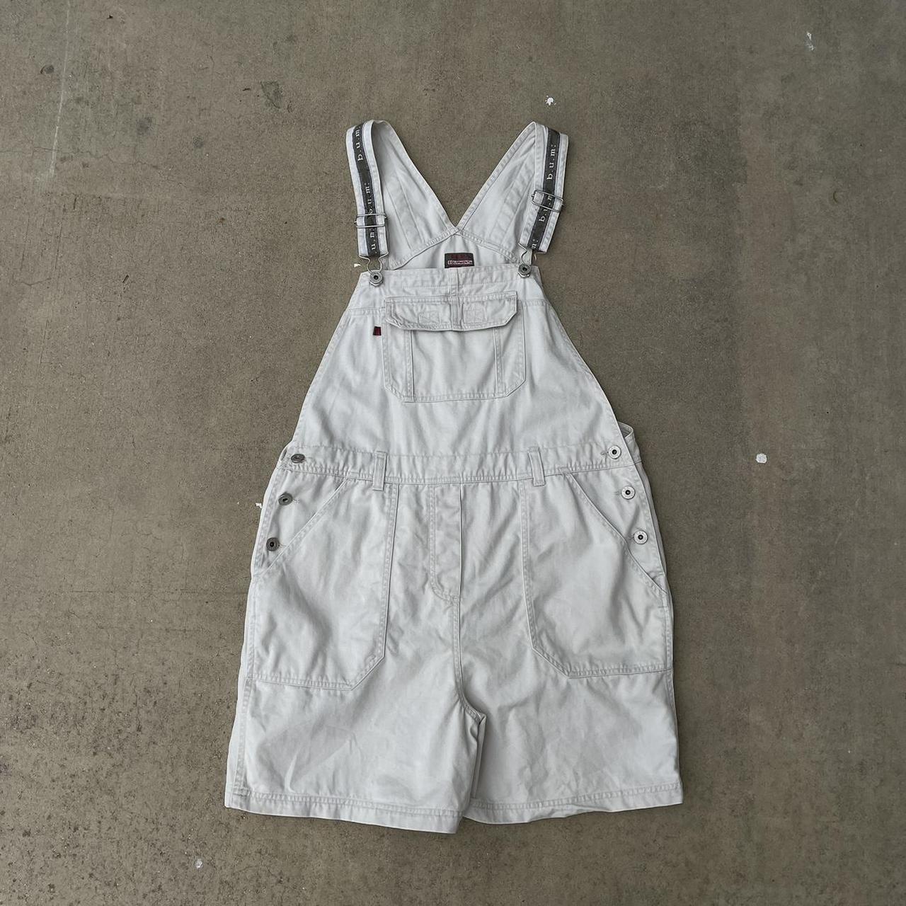 B.U.M. Equipment Women's Cream Dungarees-overalls (2)