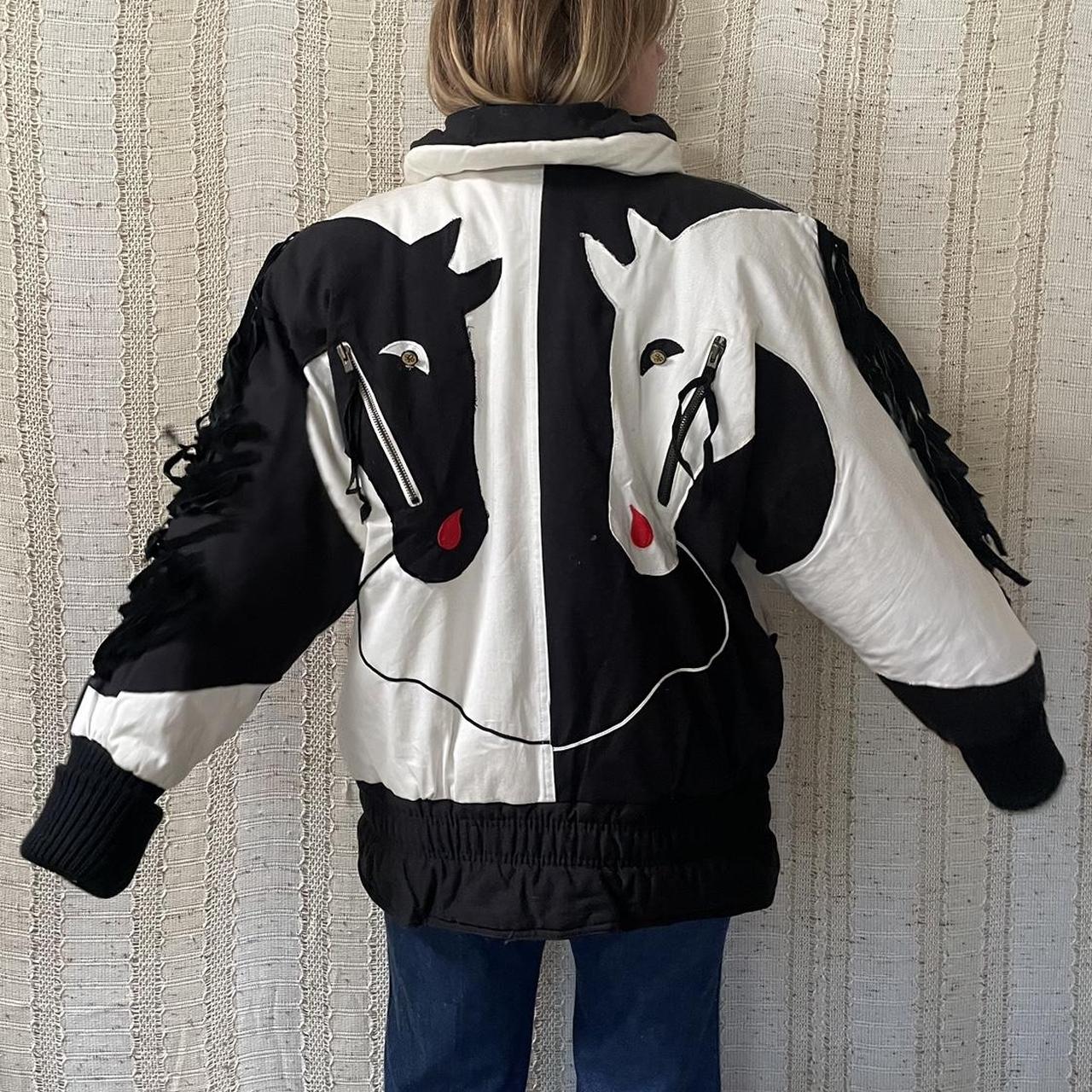 Rare vintage Neiman Marcus black and white western | Depop