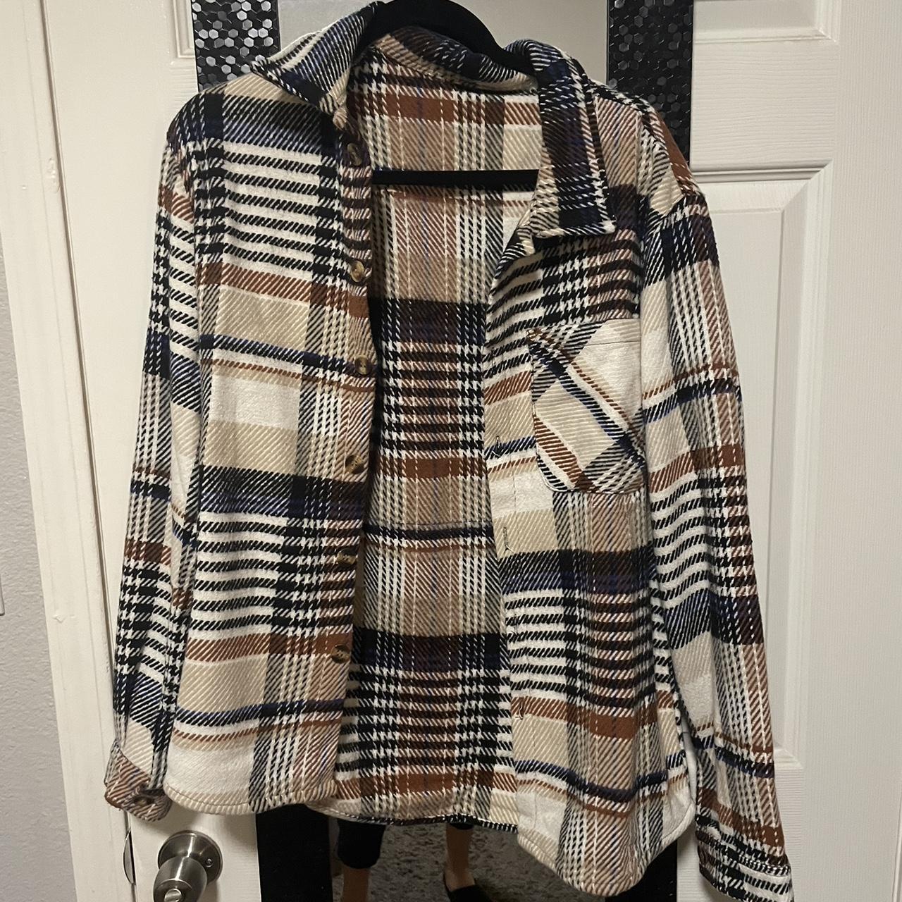 This SHEIN flannel is brand new with tags. The size... - Depop