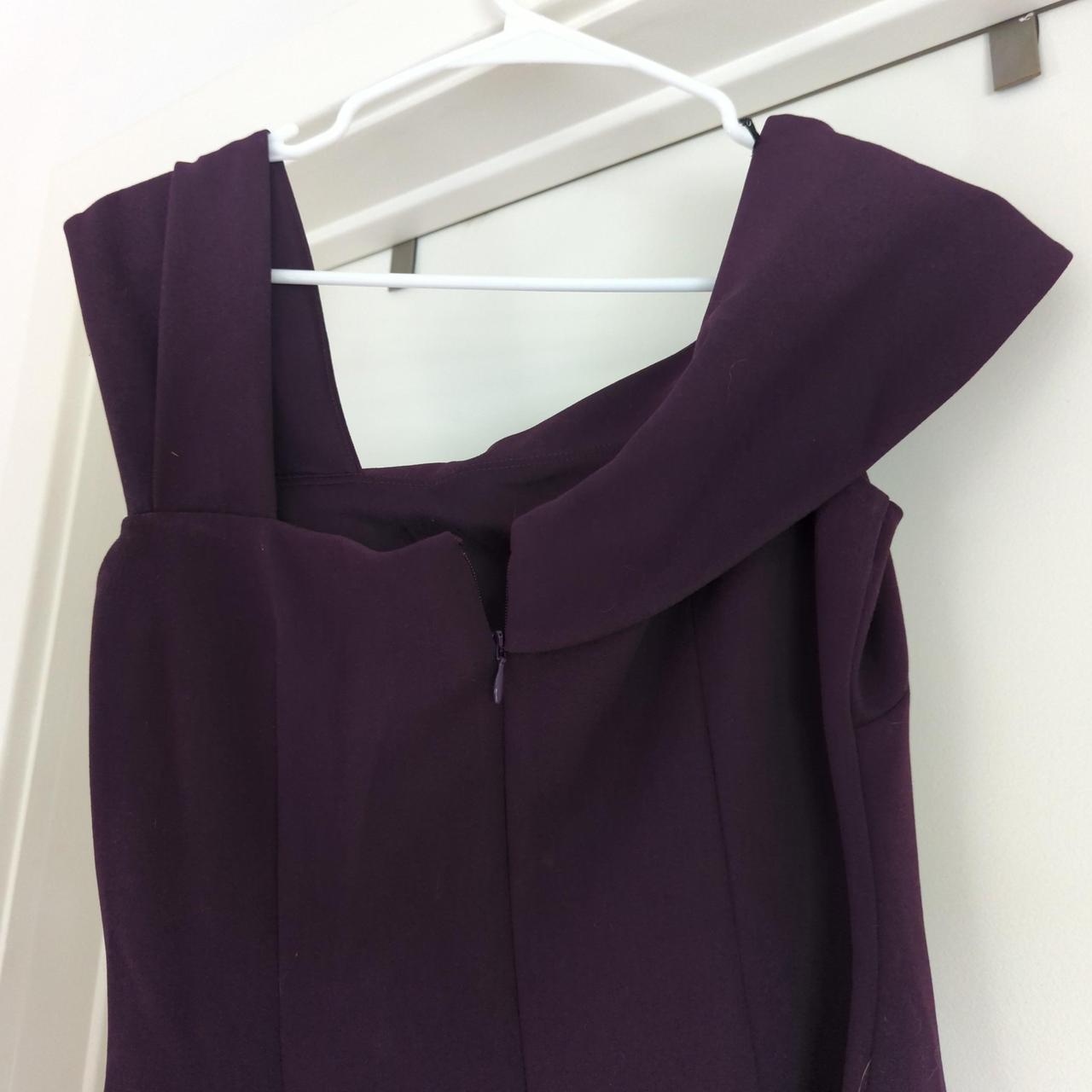 Plum off the shoulder vince camuto pencil