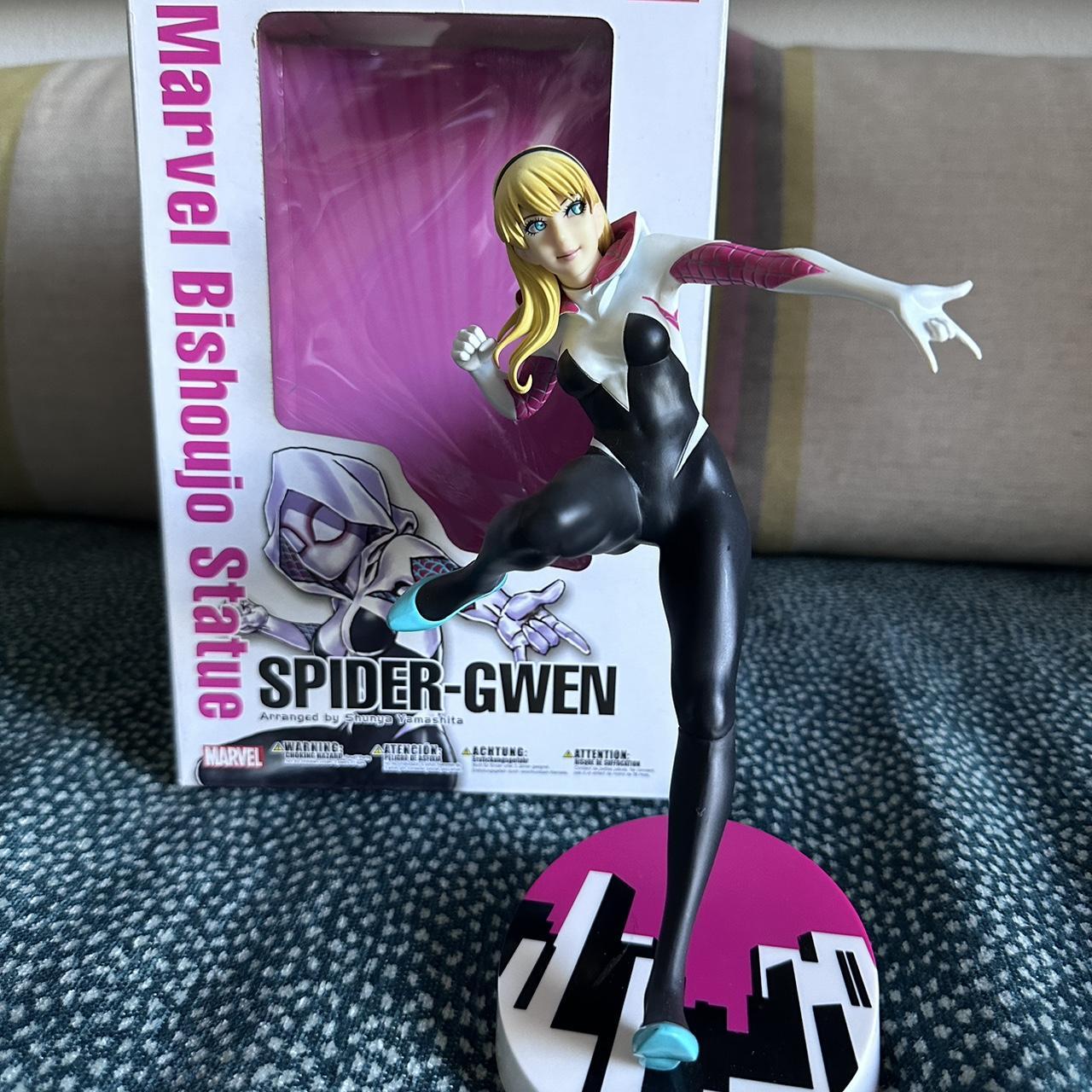 gwen stacy bishoujo action figure comes with... - Depop