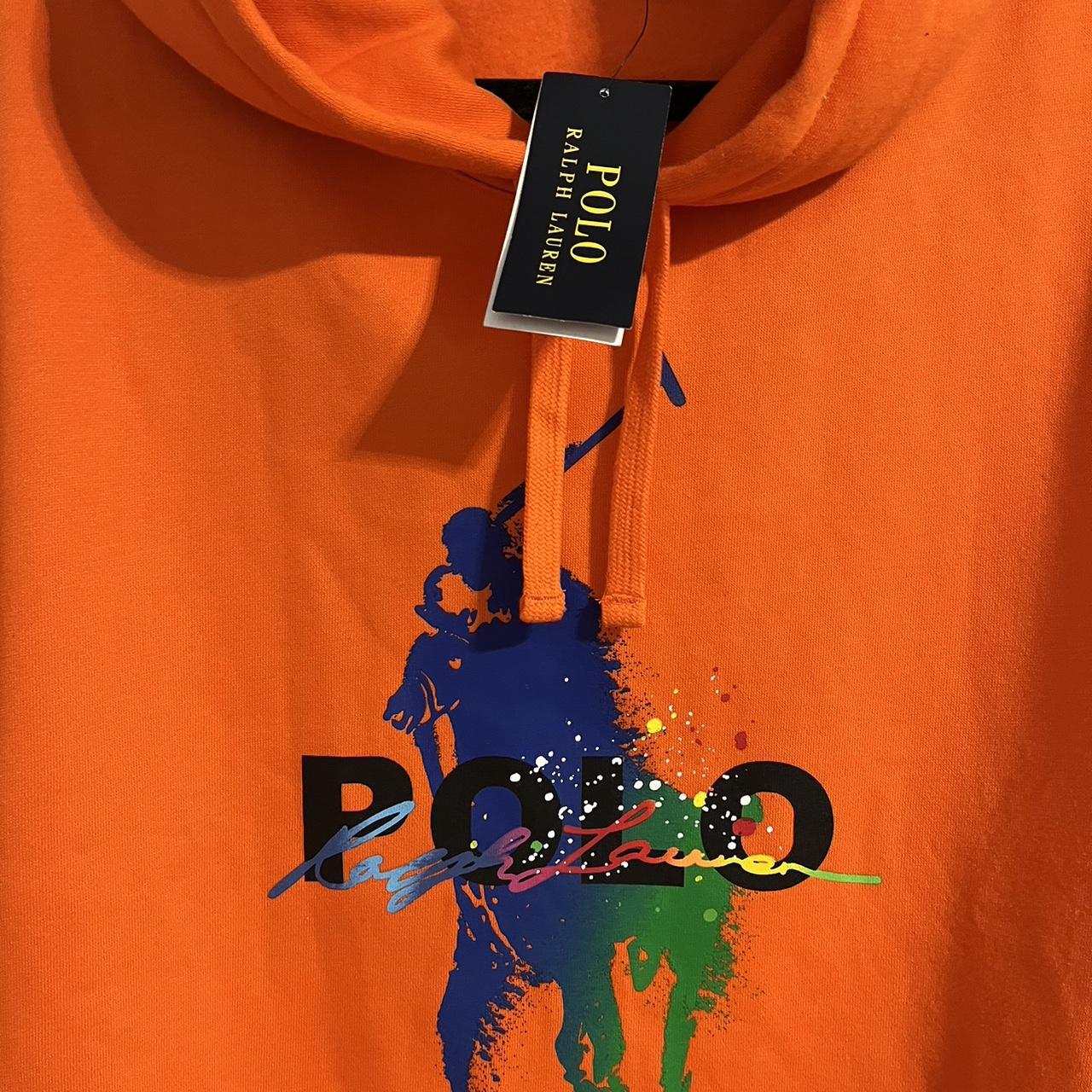 Orange Polo Ralph Lauren Riding Academy Hoodie New With Tag Polo