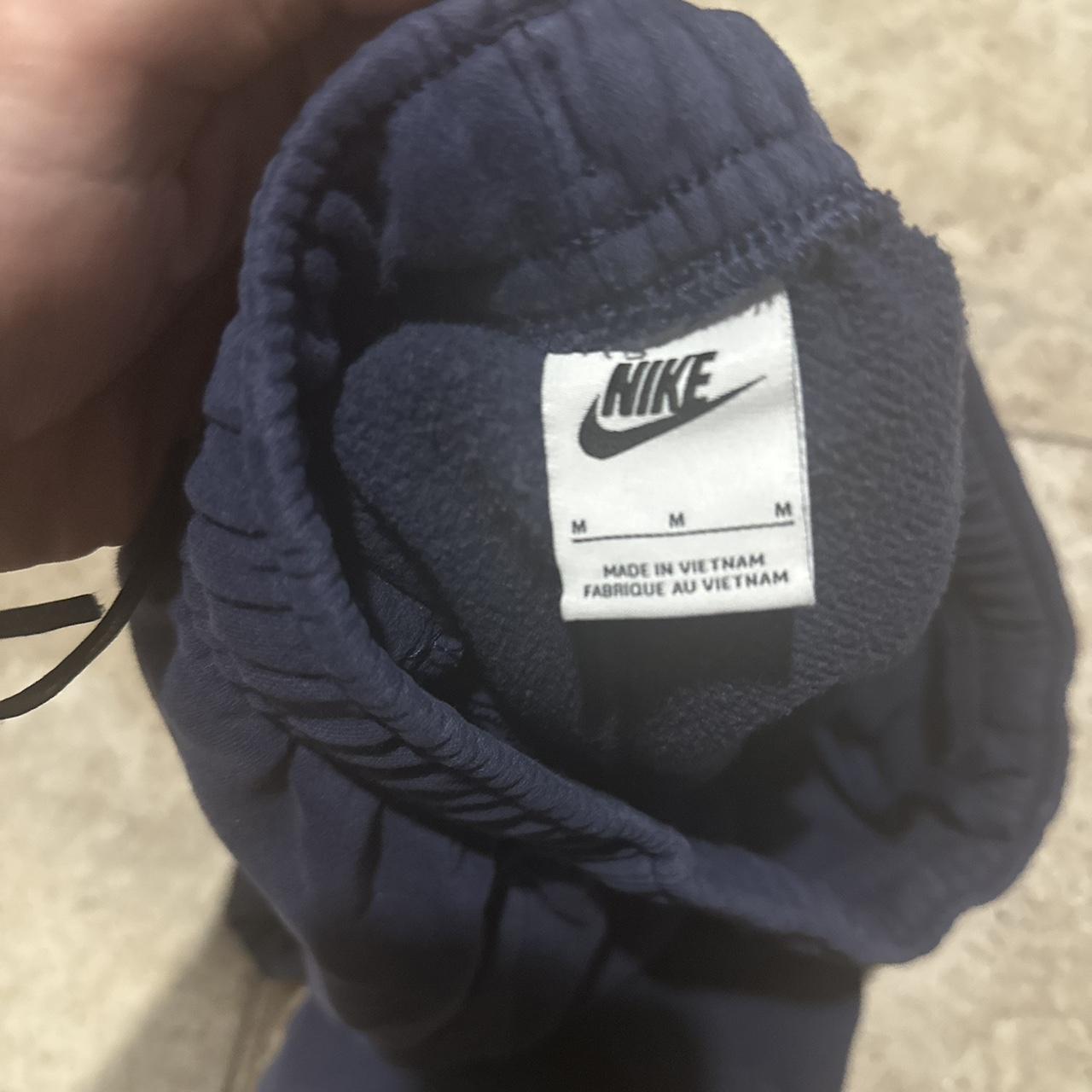 Blue/Navy Nike sweatpants size medium - Depop