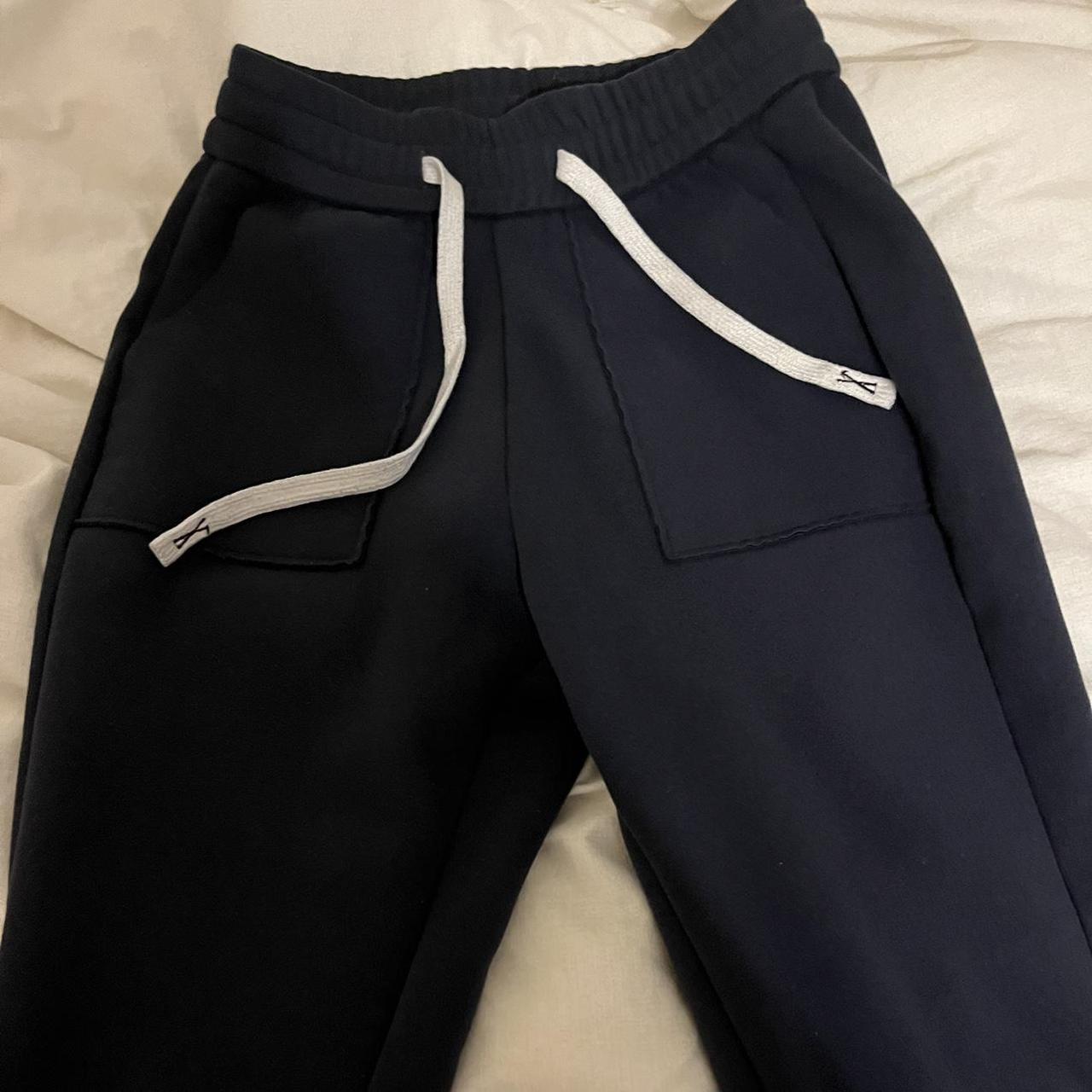 navy blue sweatpants, never worn - Depop