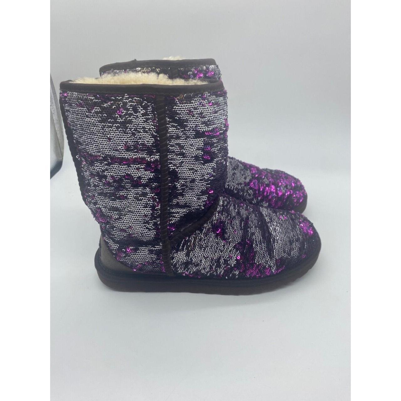 Purple sequin ugg boots on sale