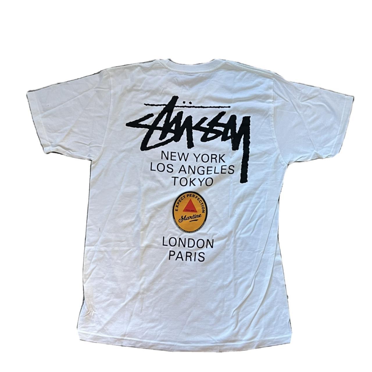 Stussy x Martine Rose World Tour Collection T Shirt White Men's