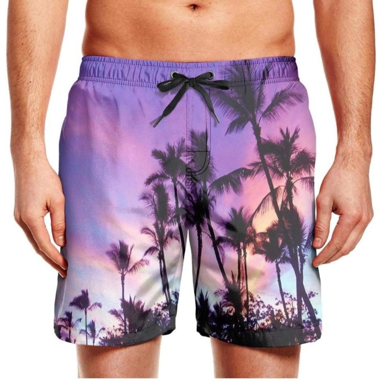 PERFECT CUSTOM MEN'S SWIM TRUNKS SHORT QUICK - DRY... - Depop