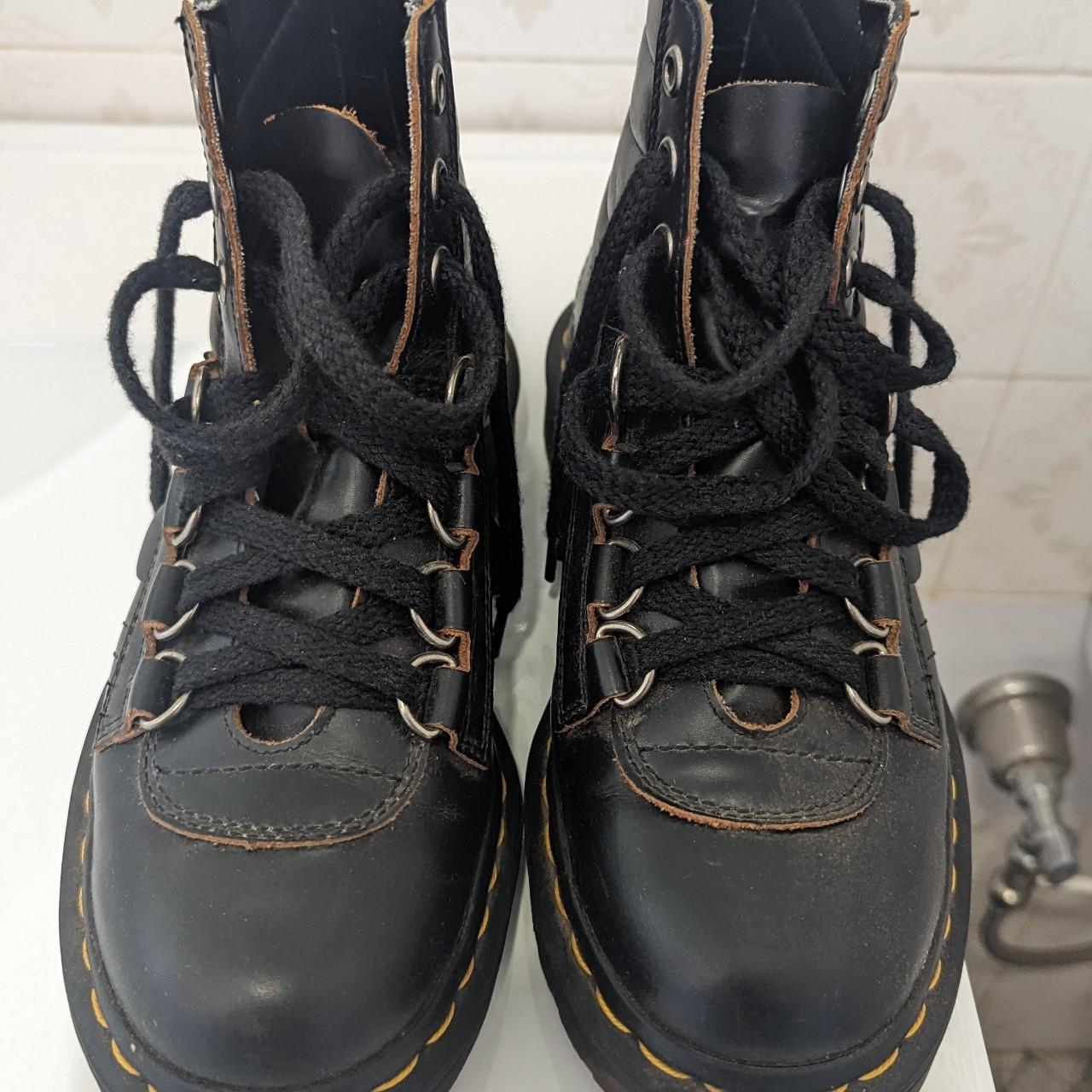 Dr. Martens Kamin Black Smooth Vintage Ankle 7. Depop