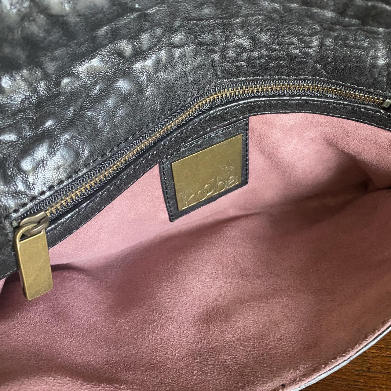 Kooba Black Clutch Leather Wristlet Bag Unique Depop