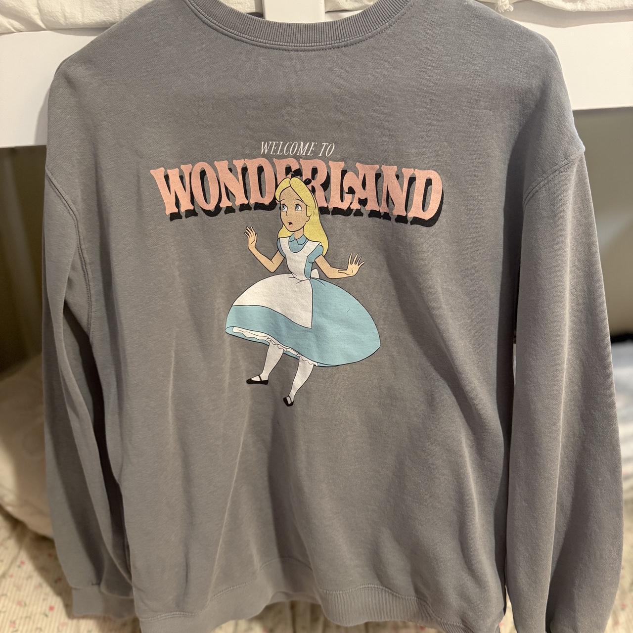 Grey and pink Alice in Wonderland Depop