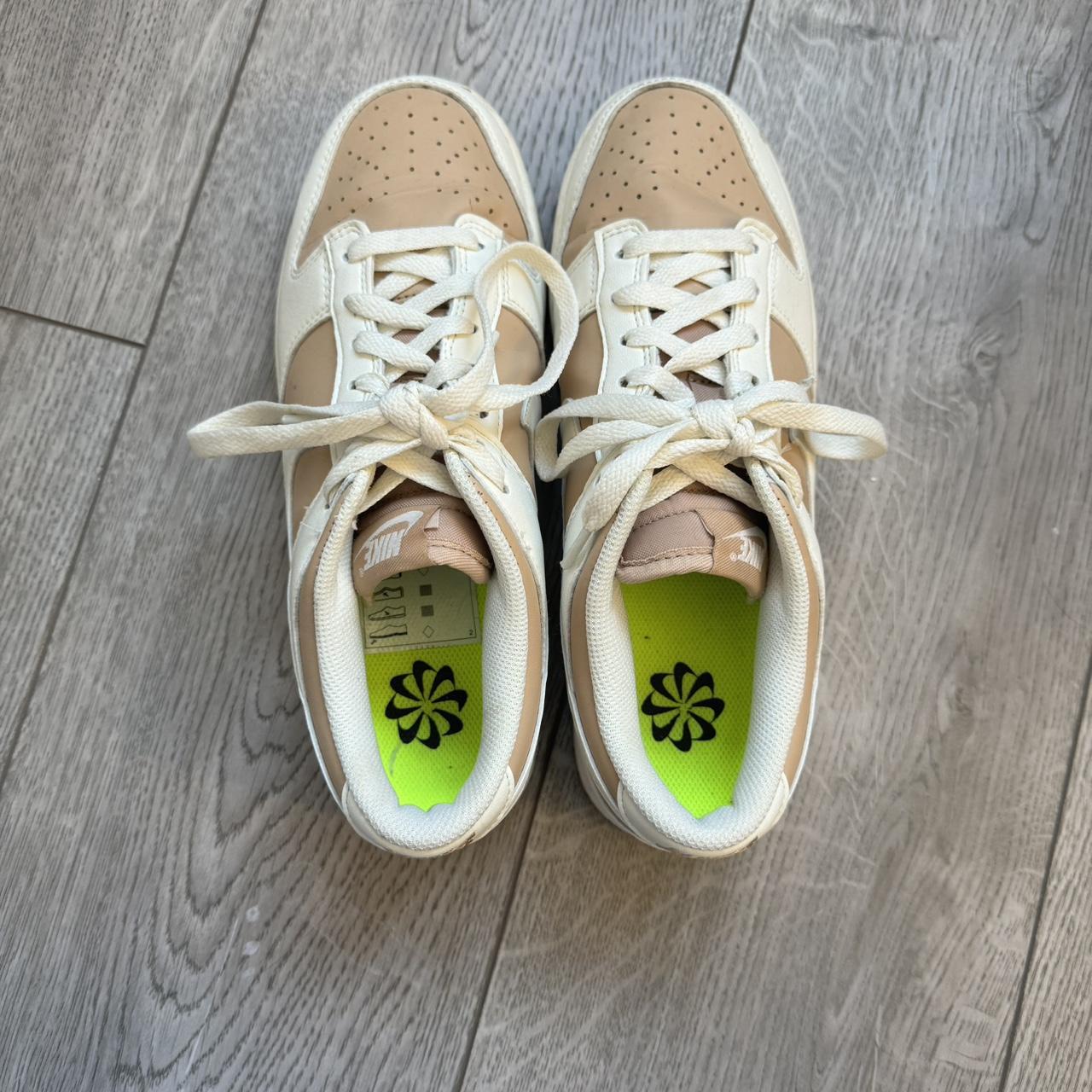 Footwear Air Force White Oatmeal Dunk Low Supreme X Nike Air Force