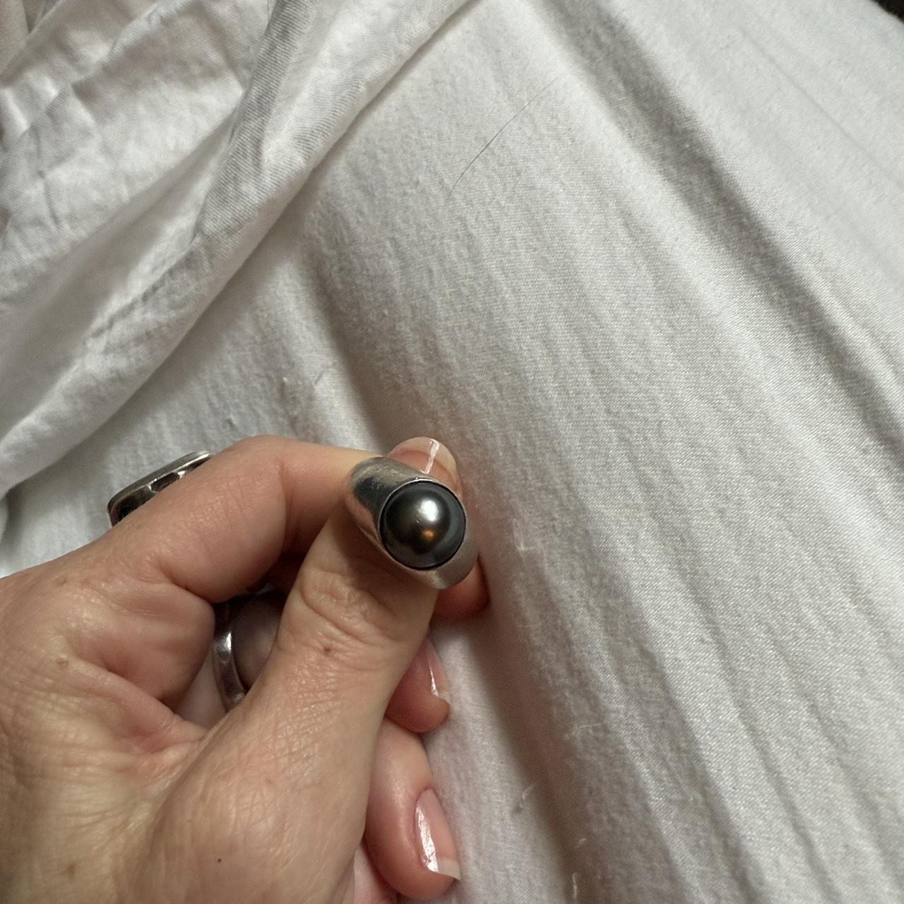 Women's Ring - Blue/Silver – Silver ring bundle -… - image 3