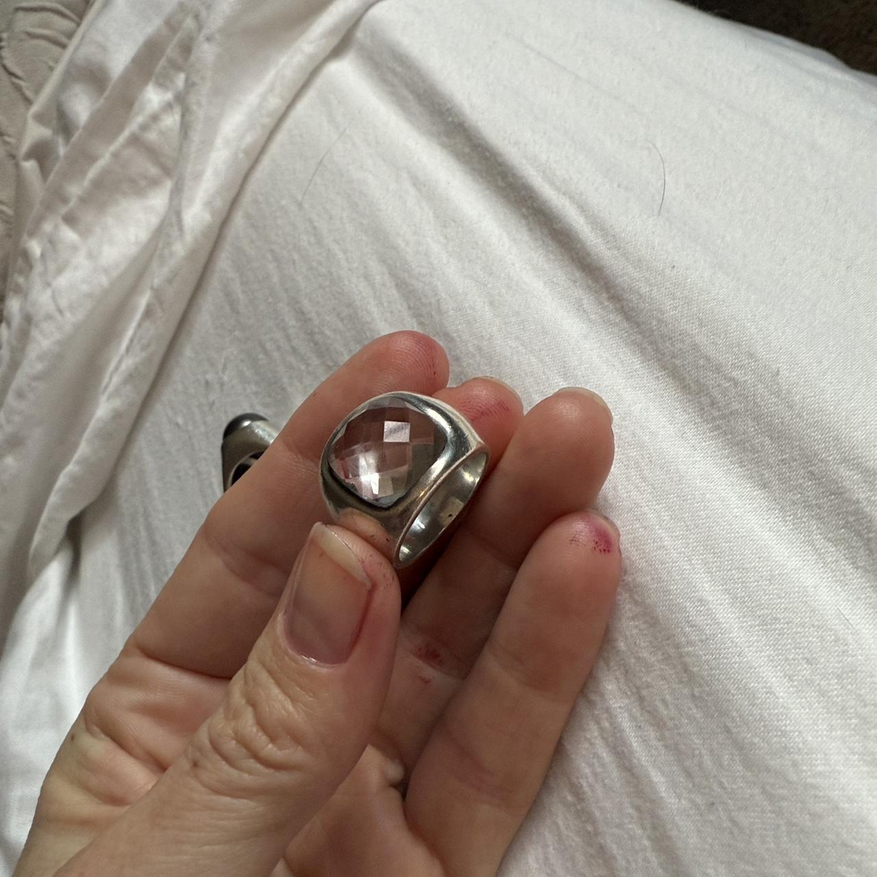 Women's Ring - Blue/Silver – Silver ring bundle -… - image 8