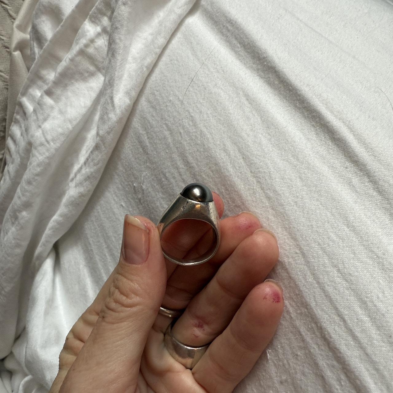 Women's Ring - Blue/Silver – Silver ring bundle -… - image 4