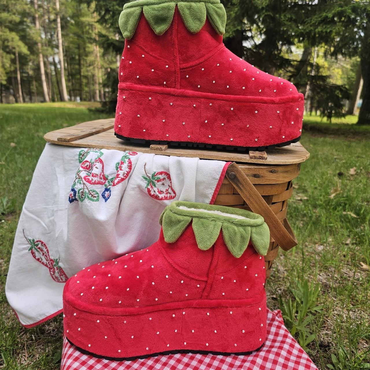 Dollskill x Strawberry Shortcake Boots Shoes Uggs | Depop Dollskill x Strawberry Shortcake Boots Shoes Uggs | Depop