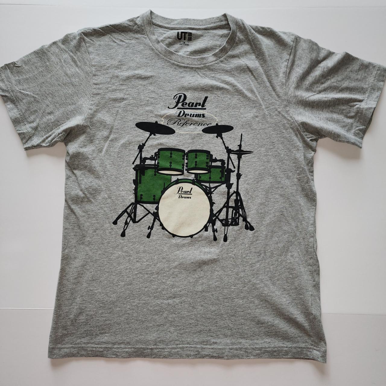 ユニクロ 人気 pearl drums tシャツ