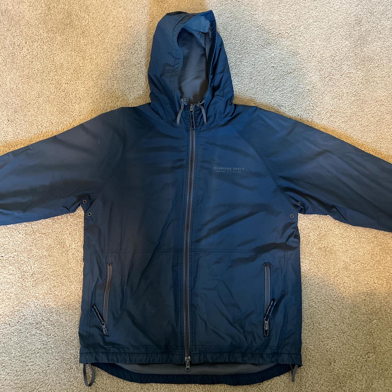 Navy blue AE77 Performance windbreaker Size S Depop