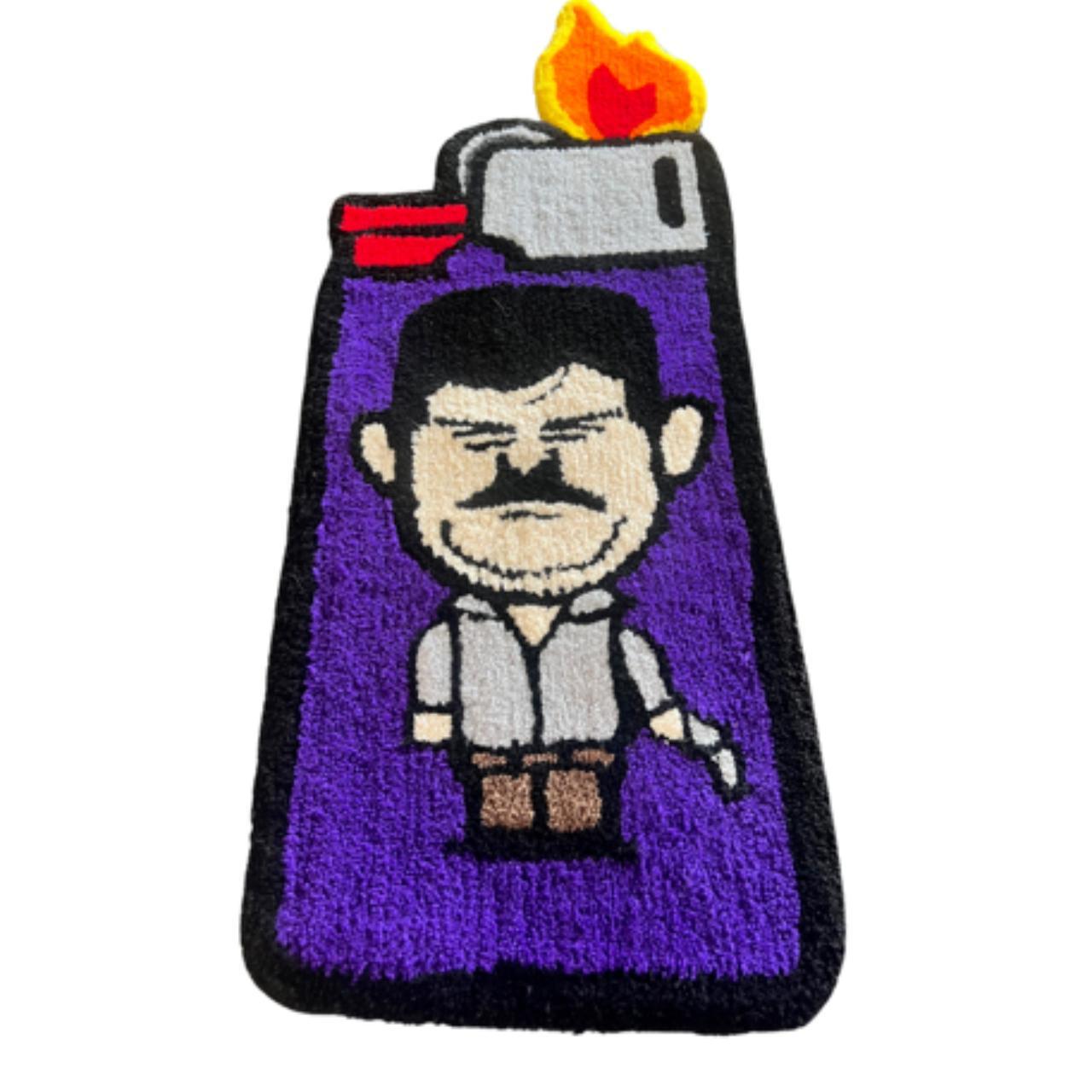 El Chapo Custom tuffed rug - Depop