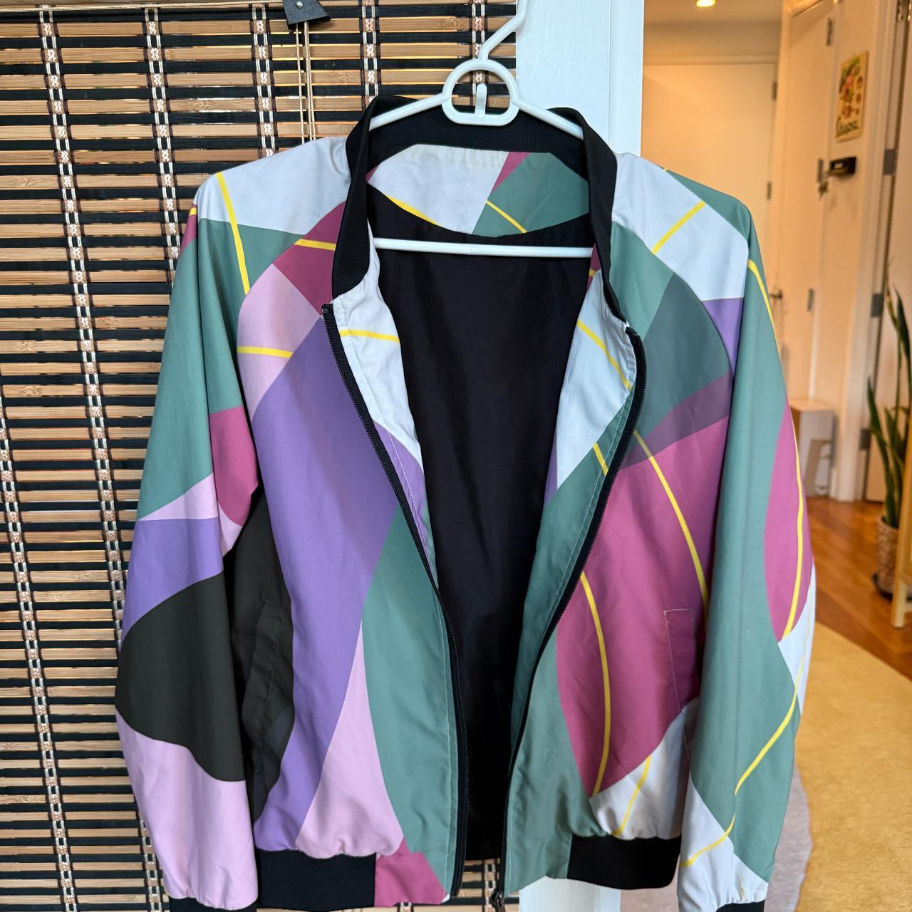 Source Unknown Women's Bomber Jacket - Multi - 6 … - image 1