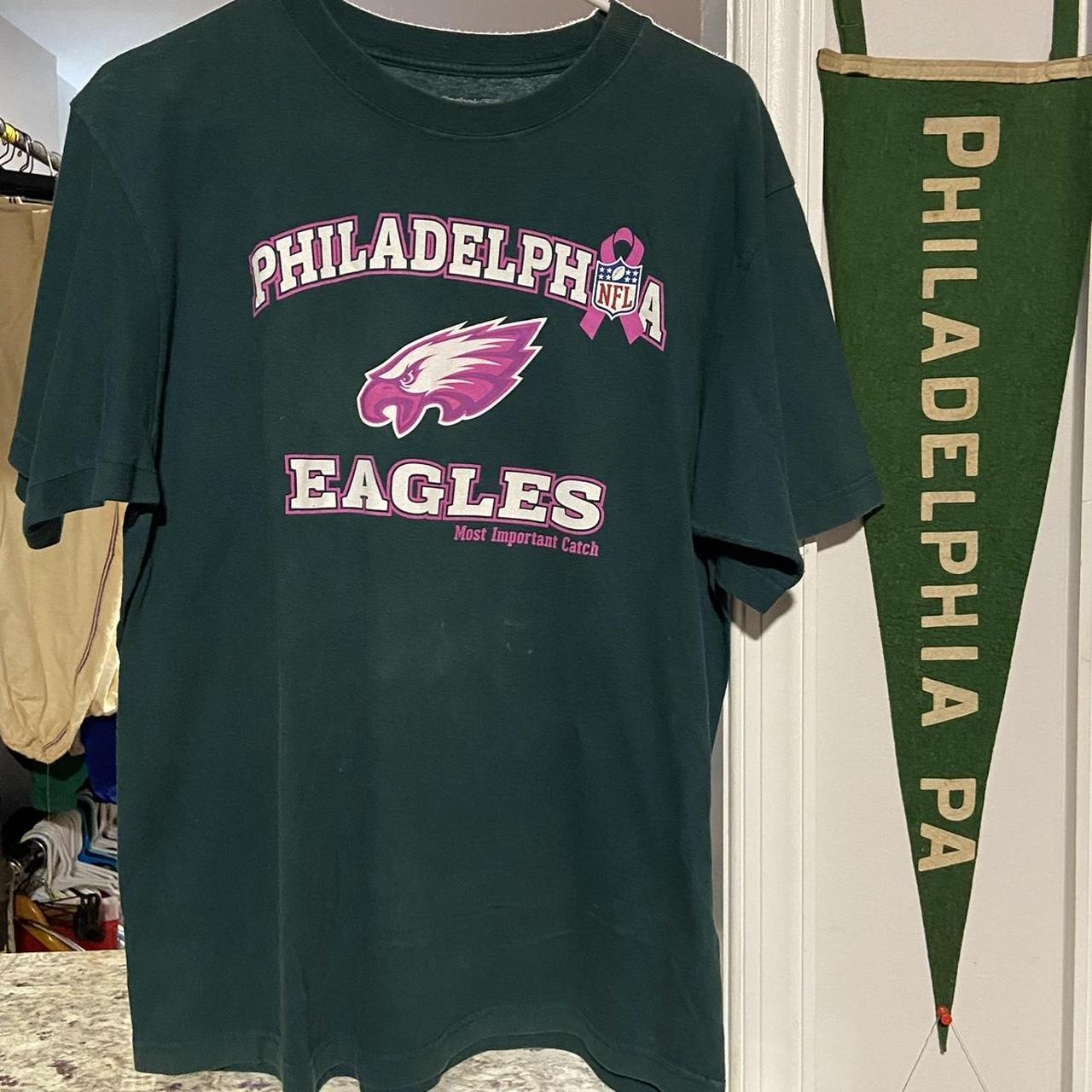 vintage philadelphia eagles t shirt y2k philly - Depop