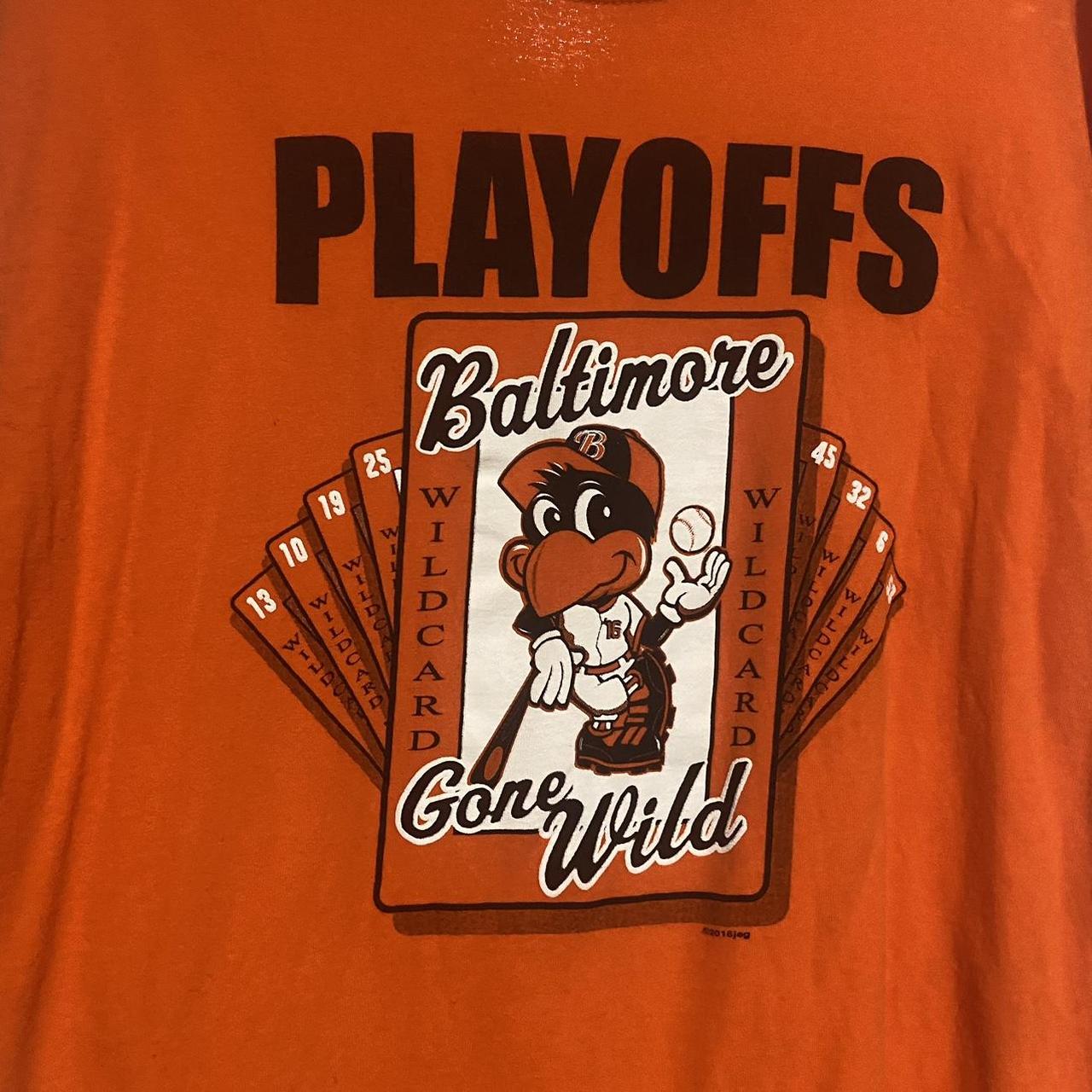 Baltimore Orioles Bird Mascot Majestic Shirt Tag - Depop