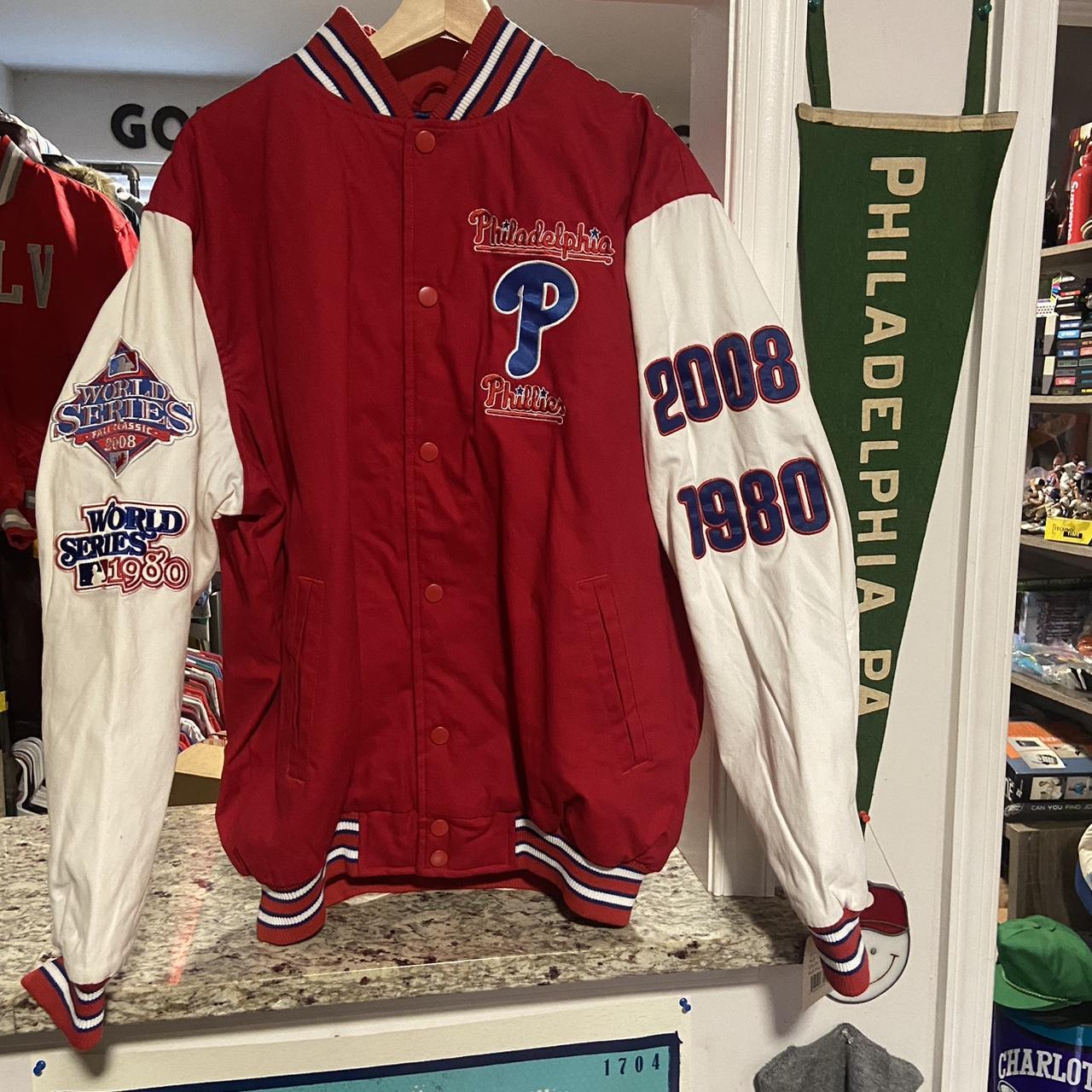 Vintage Philadelphia Phillies 1980's Baseball Jacket