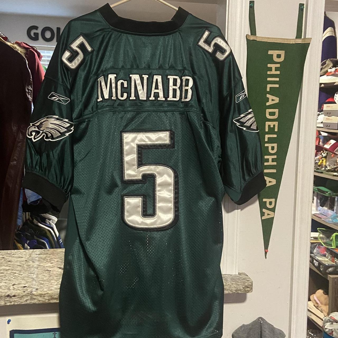 Reebok NFL Philadelphia Eagles Donovan McNabb jersey - Depop