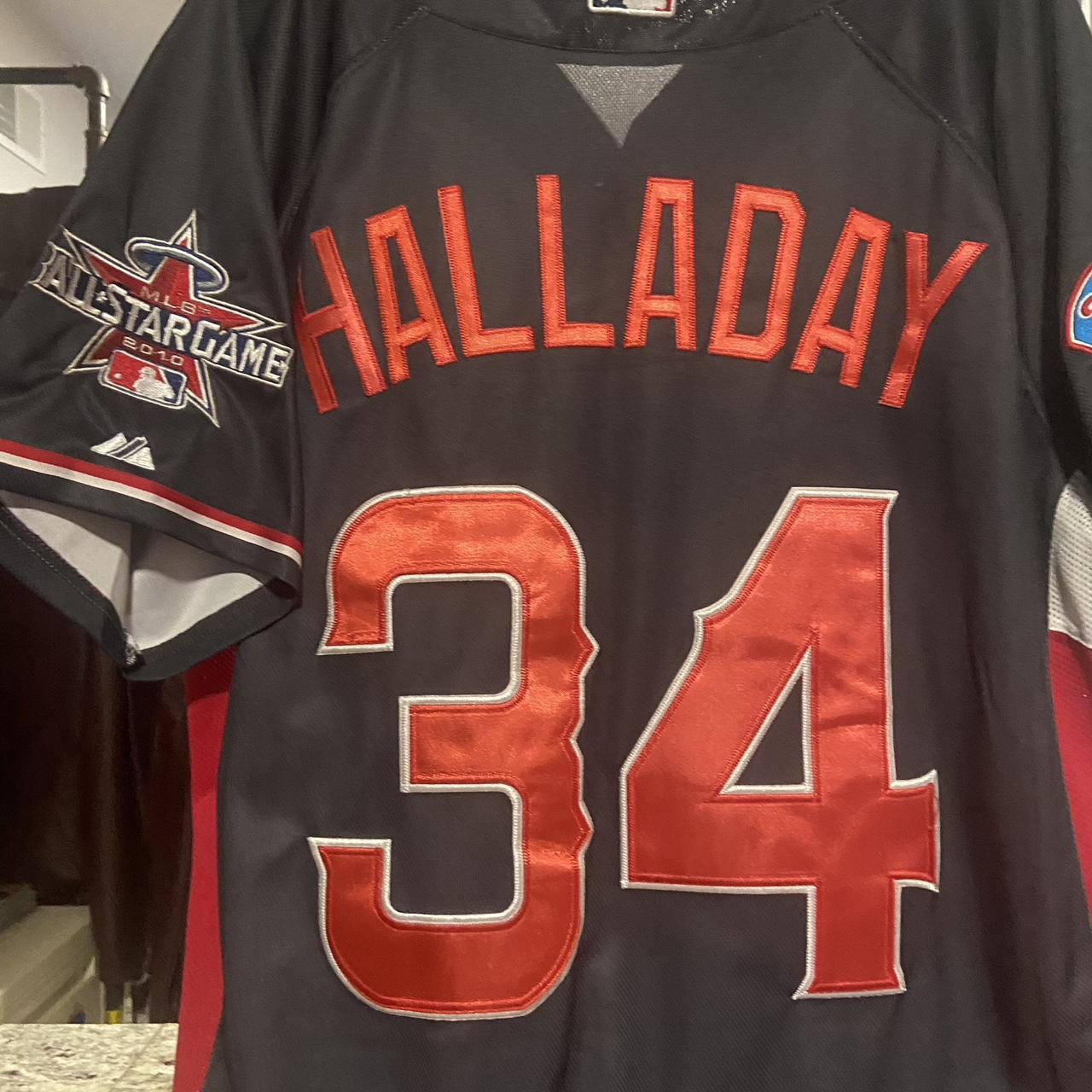 2010 Majestic ROY HALLADAY ALL-STAR Game JERSEY Size 54. Phillies USED