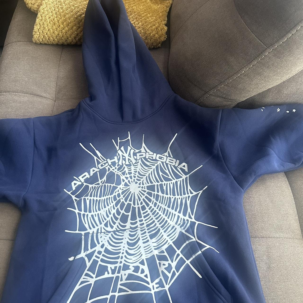 Sp5der Arach NY Phobia Hoodie(Size Small) Goes for | Depop