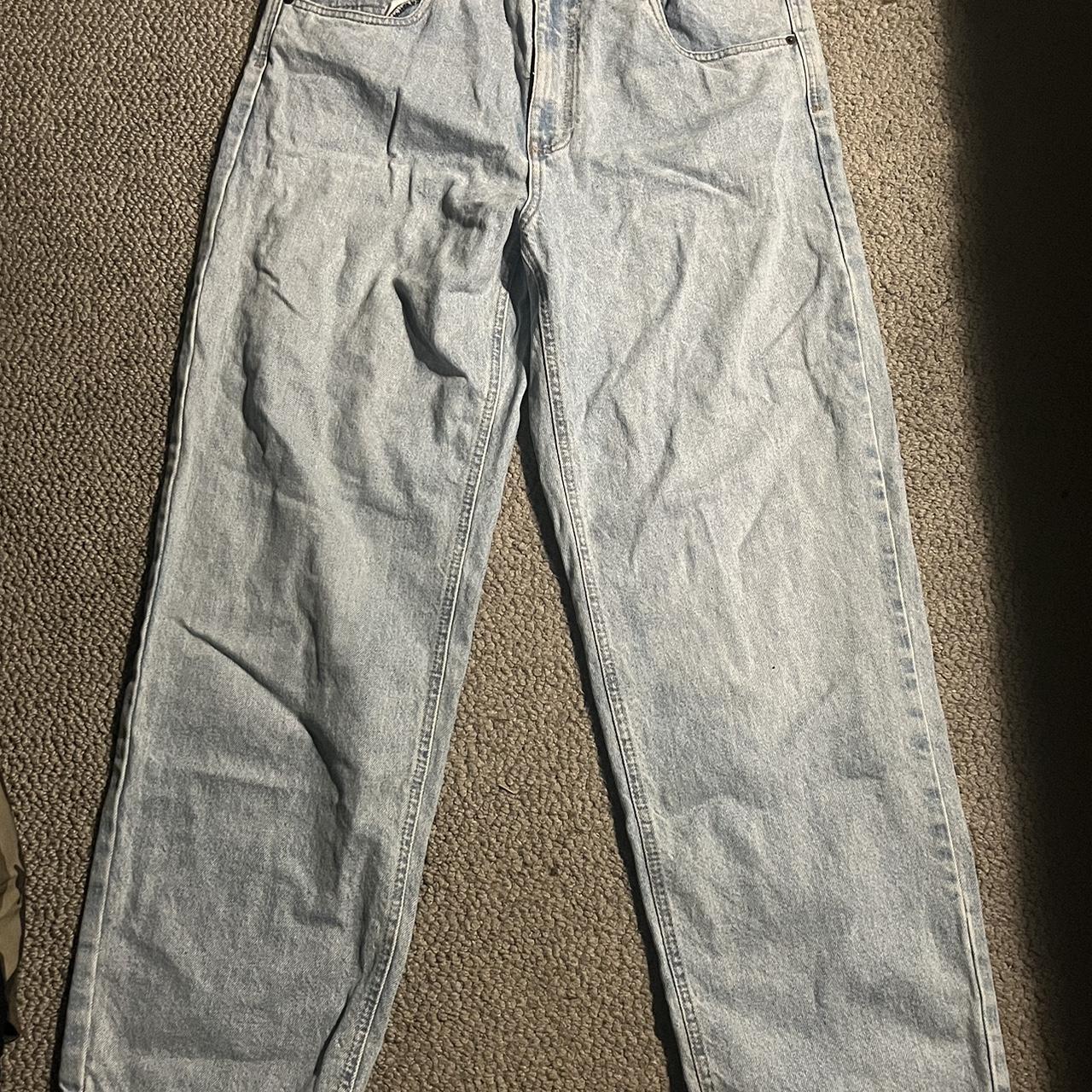 Light blue empire jeans Size 34 - Depop