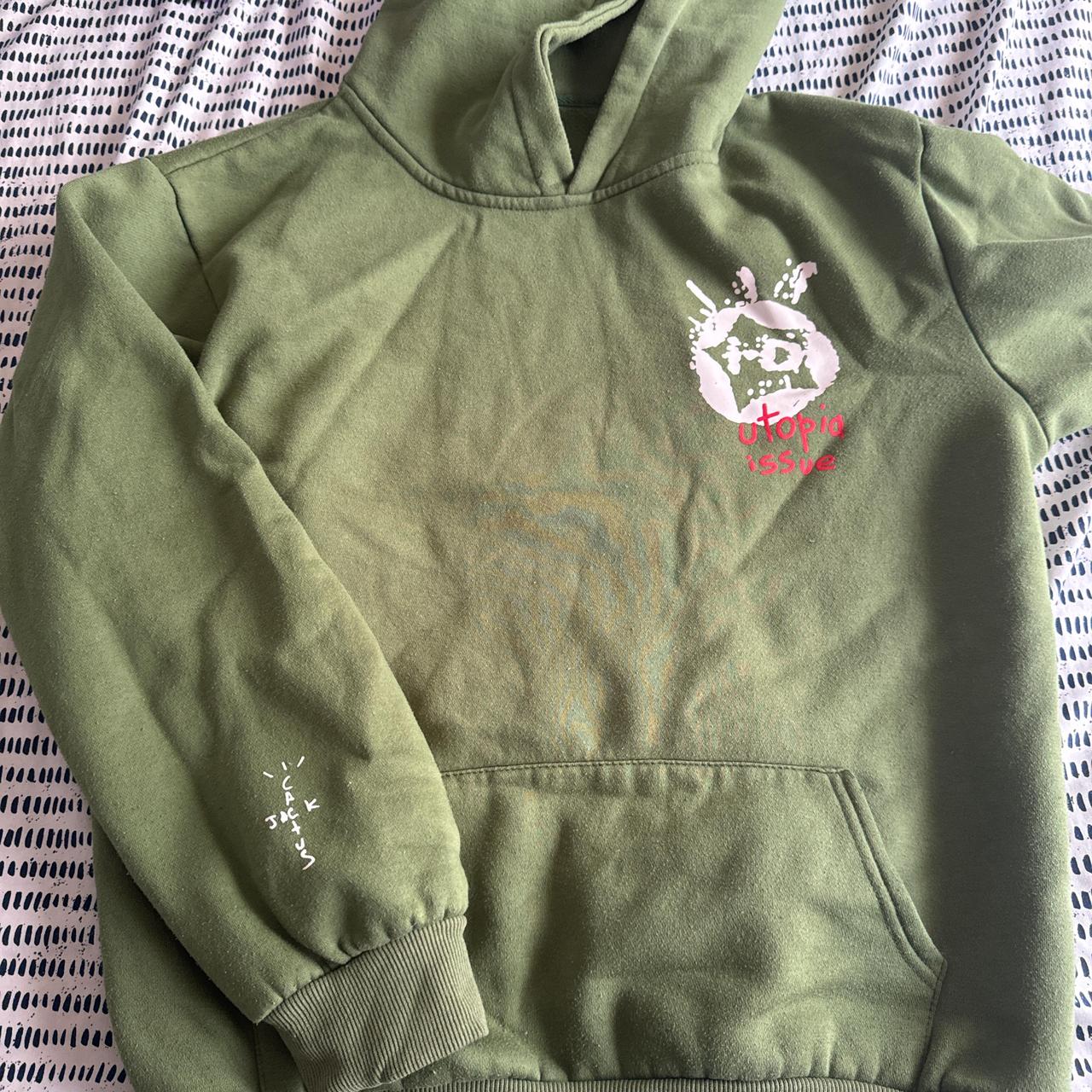 cactus jack green hoodie