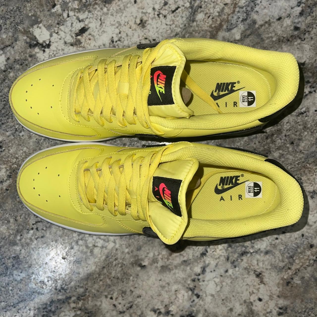 Nike Air Force 1 Low 07 LV8 Yellow Pulse . Depop