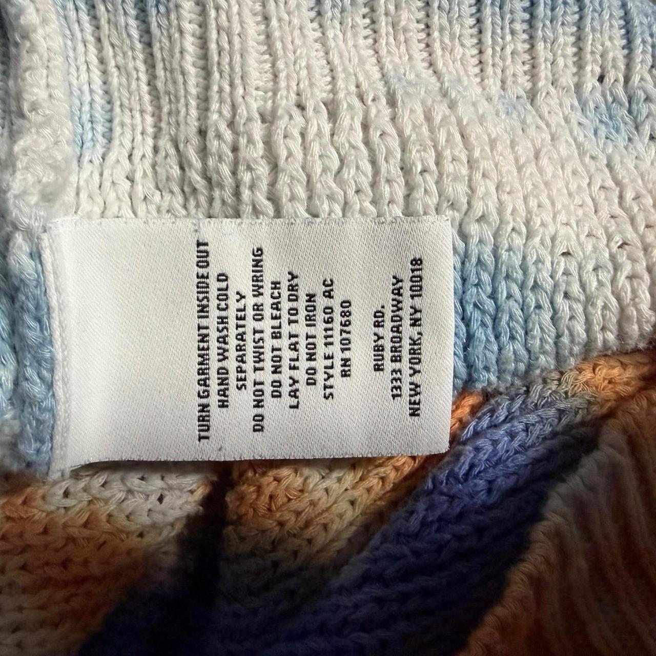 Ruby Rd. Women's Sweater - Orange/Blue - M – Ruby… - image 4