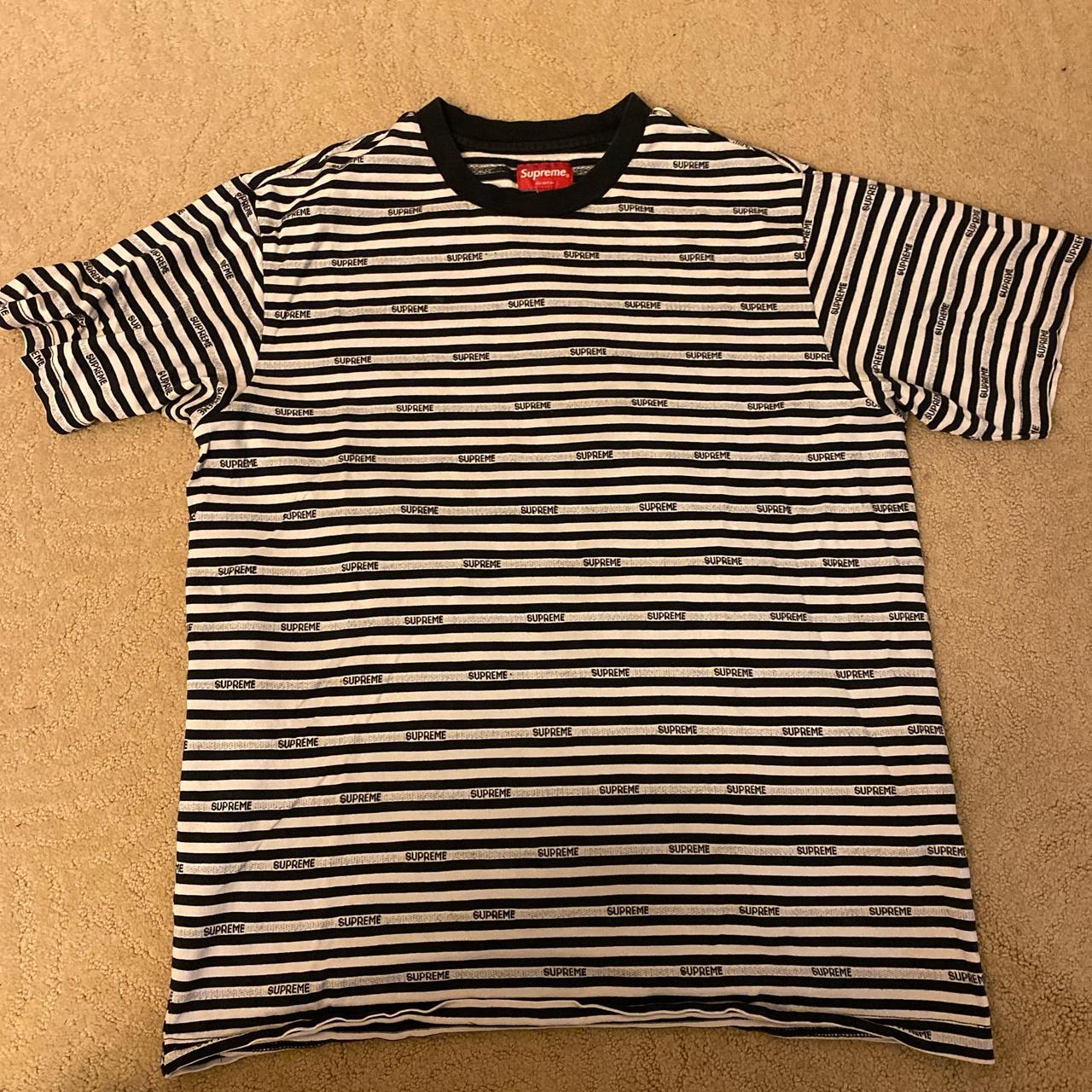 Supreme striped shirt. Used but good condition. Size