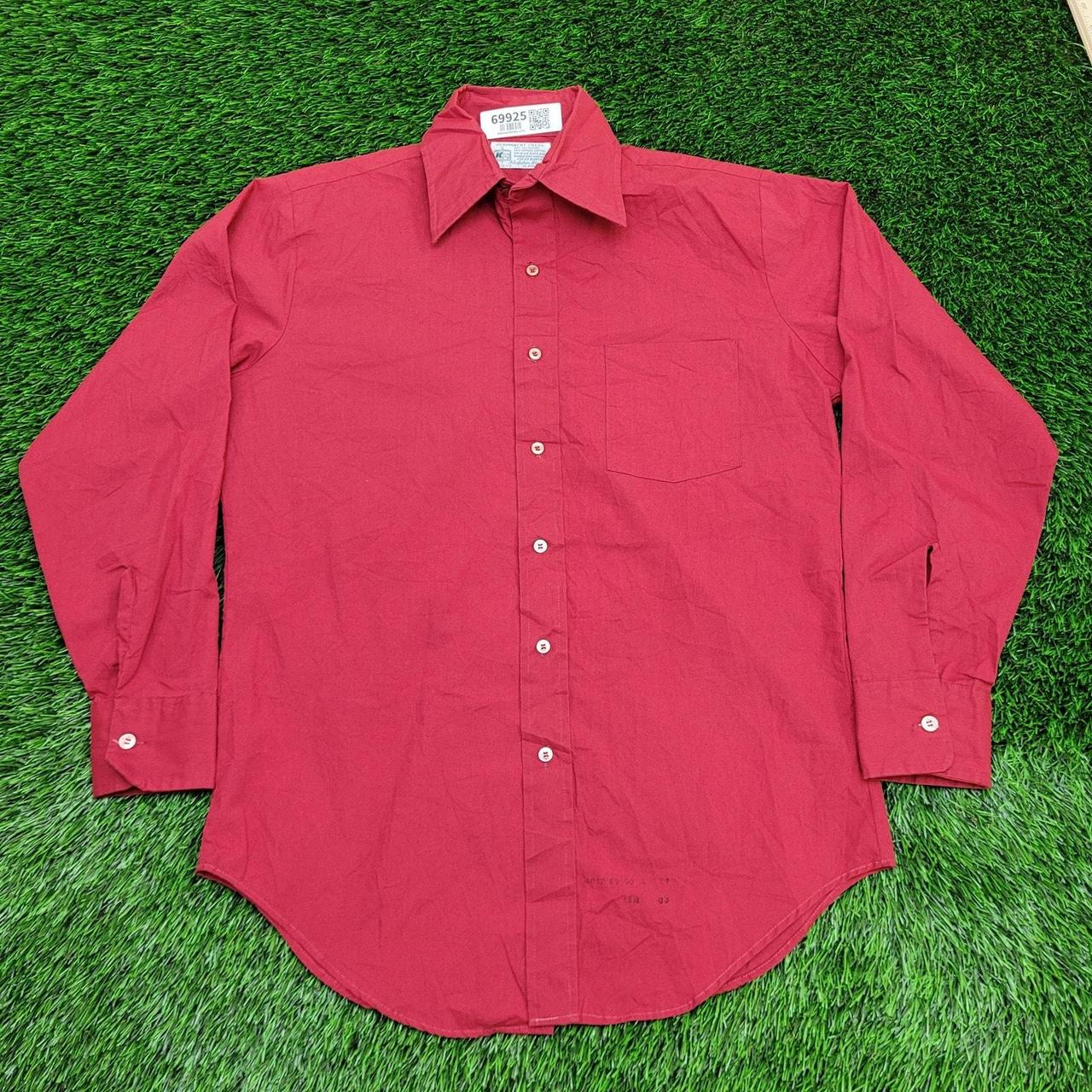 トップス 70s K-mart PERMANENNT PRESS SHIRTS トップス 70s K-mart PERMANENNT PRESS SHIRTS Vintage 70s K